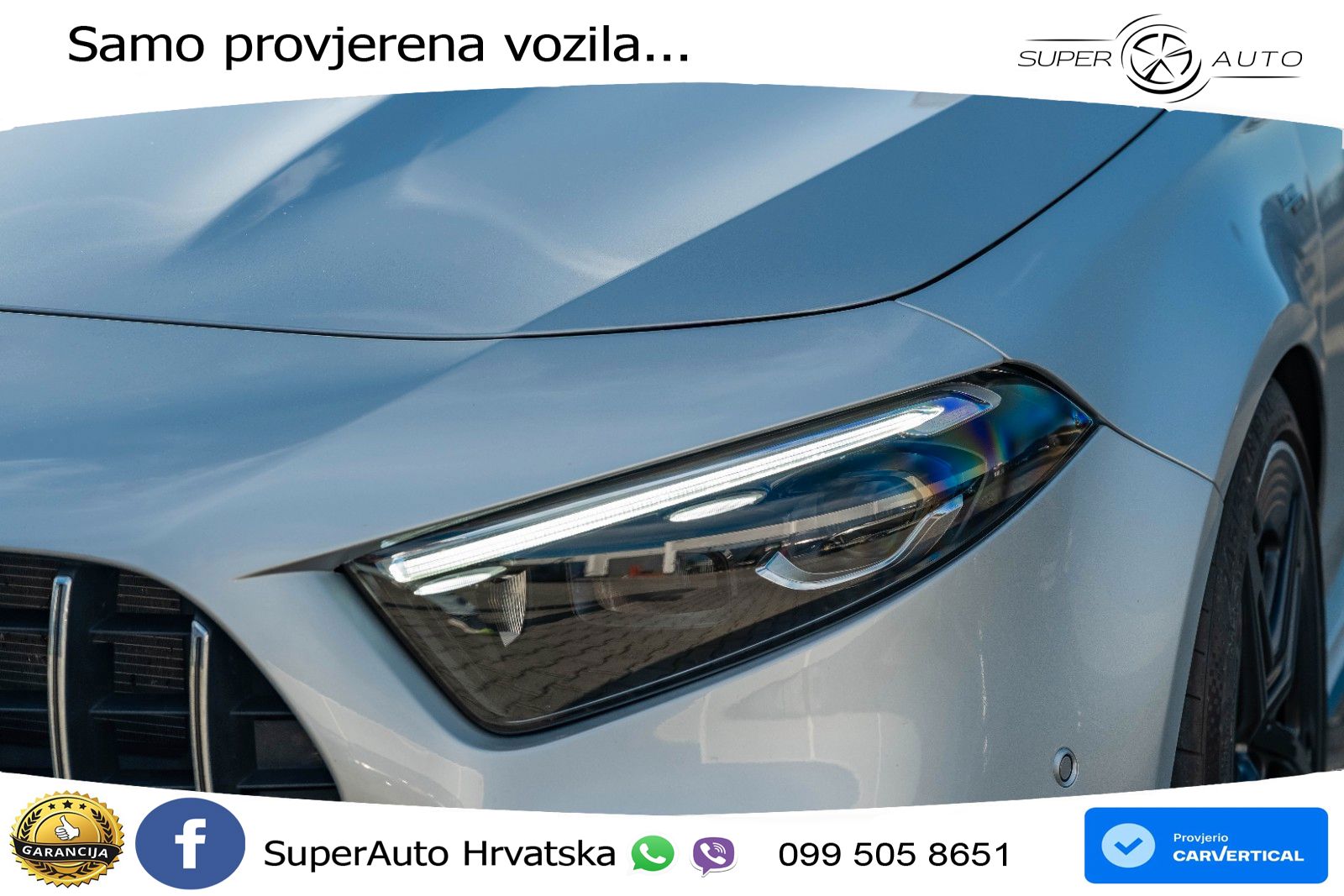 Mercedes-Benz AMG A 45 S 4MATIC+ AMG SPEEDSHIFT DCT 8G ACC+HEAD+GR SJED+360+PANO