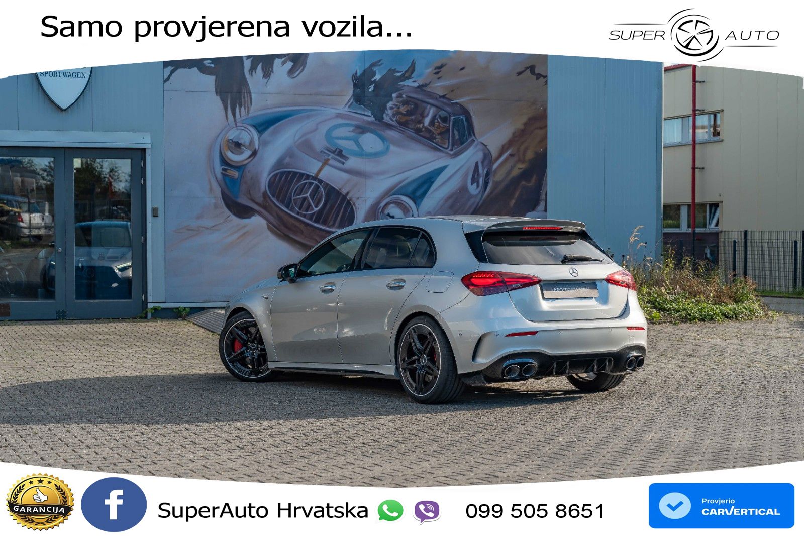 Mercedes-Benz AMG A 45 S 4MATIC+ AMG SPEEDSHIFT DCT 8G ACC+HEAD+GR SJED+360+PANO