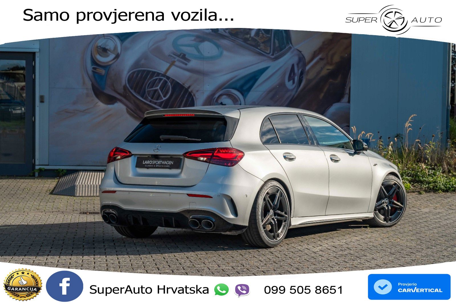 Mercedes-Benz AMG A 45 S 4MATIC+ AMG SPEEDSHIFT DCT 8G ACC+HEAD+GR SJED+360+PANO