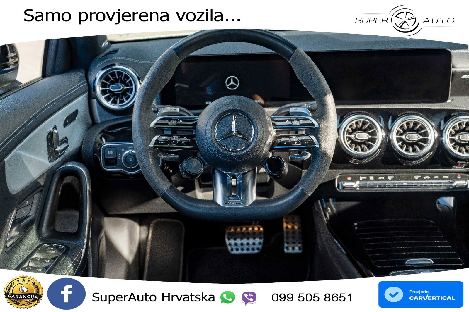 Mercedes-Benz AMG A 45 S 4MATIC+ AMG SPEEDSHIFT DCT 8G ACC+HEAD+GR SJED+360+PANO