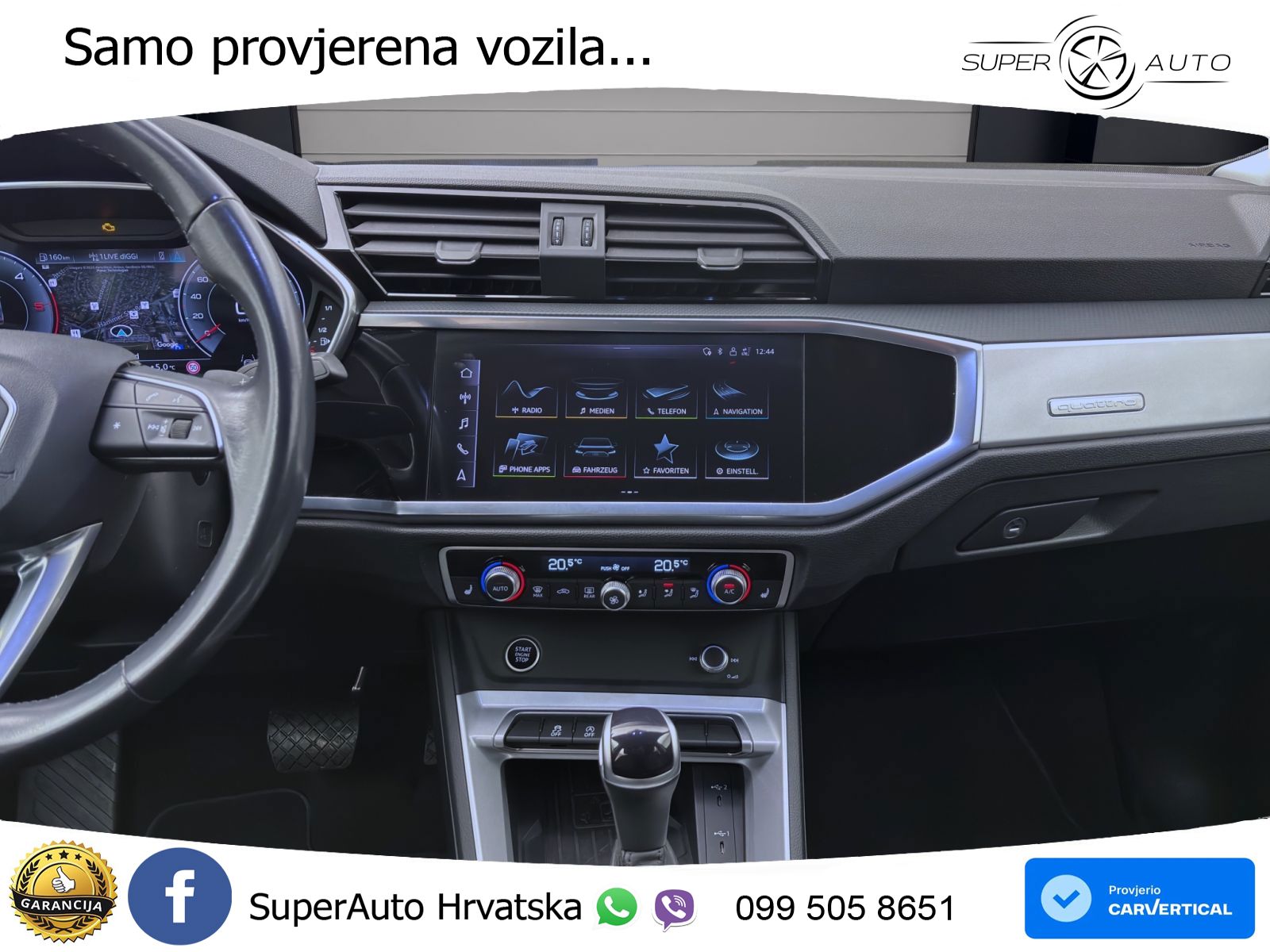 Audi Q3 40 TDI (200 KS) quattro S tronic LED+GR SJED+ACC