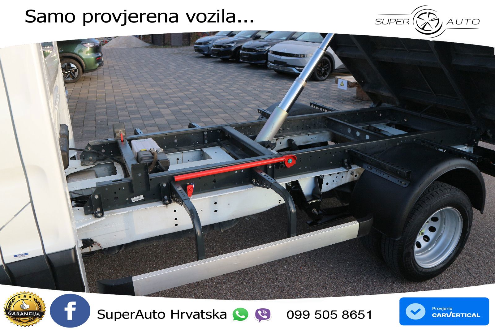 Ford Transit Kipper Zwillingsbereifung AHK 170 KS