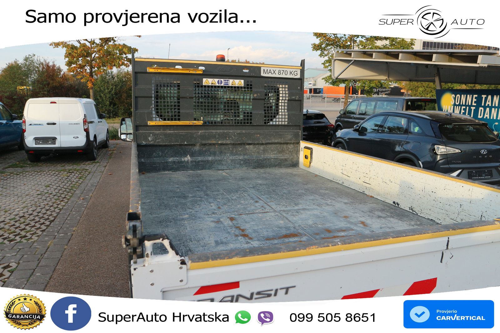 Ford Transit Kipper Zwillingsbereifung AHK 170 KS