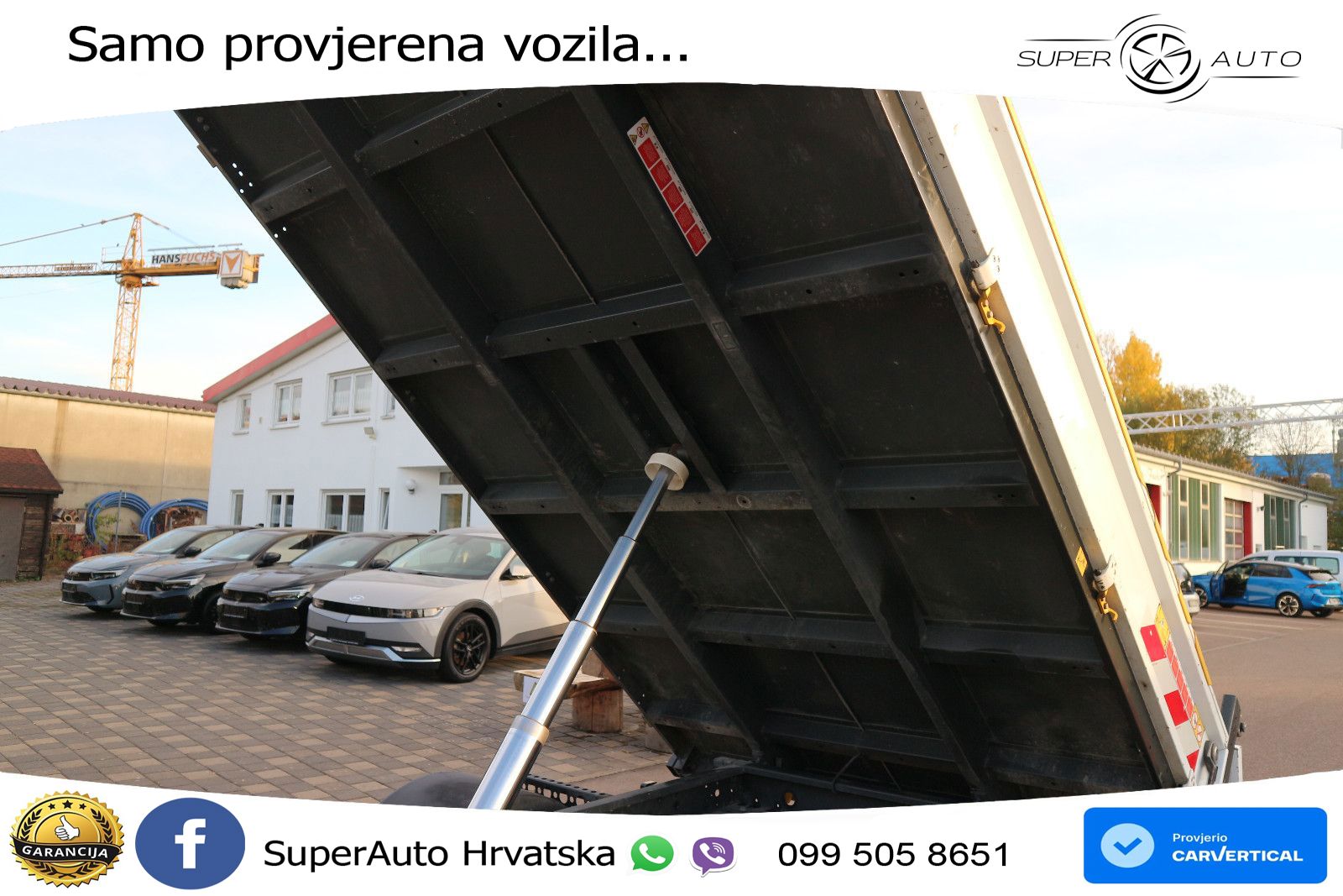 Ford Transit Kipper Zwillingsbereifung AHK 170 KS