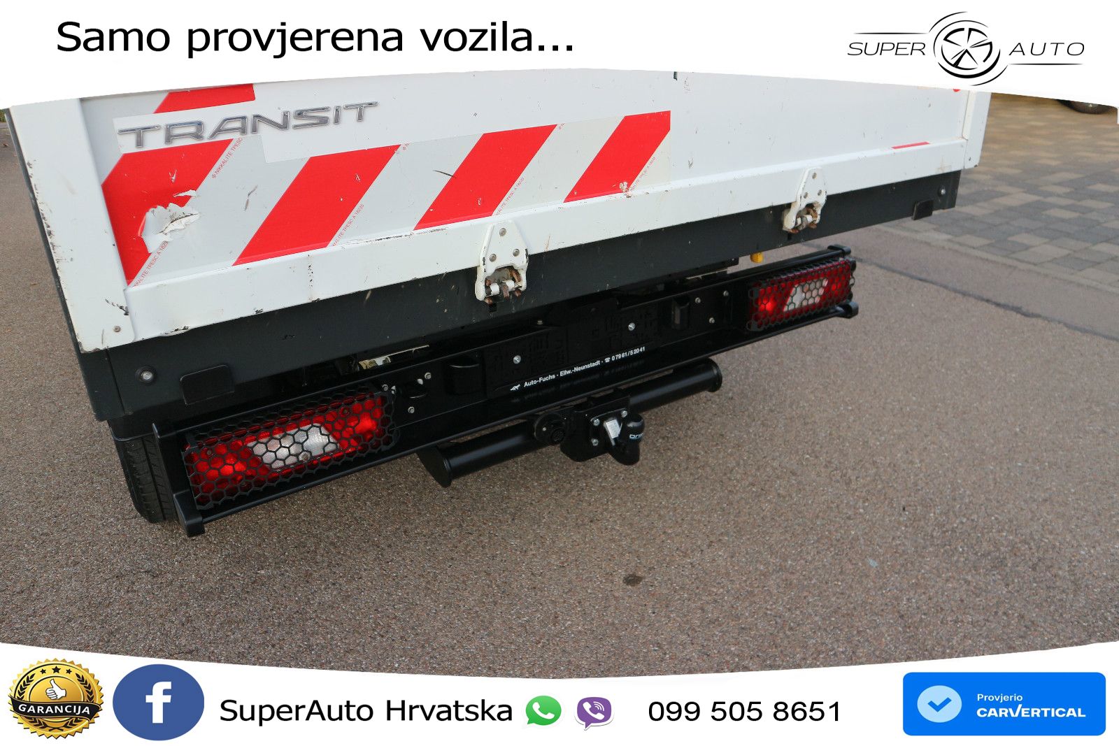 Ford Transit Kipper Zwillingsbereifung AHK 170 KS