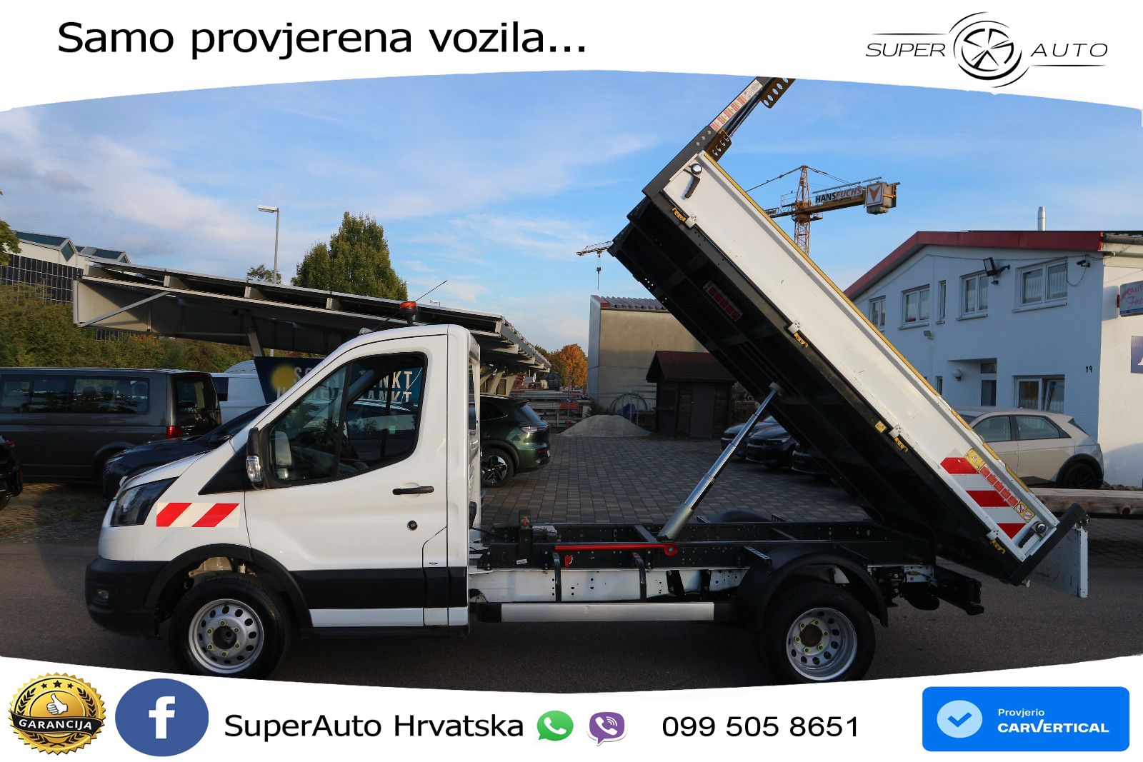 Ford Transit Kipper Zwillingsbereifung AHK 170 KS