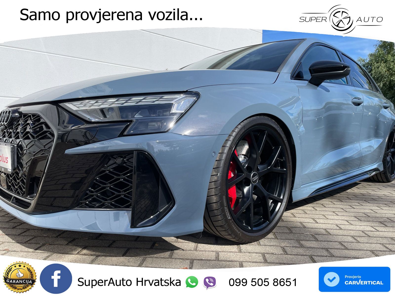 Audi RS3 Sedan 2.5 TFSI (400 KS) quattro S tronic LED+GR SJED+ACC