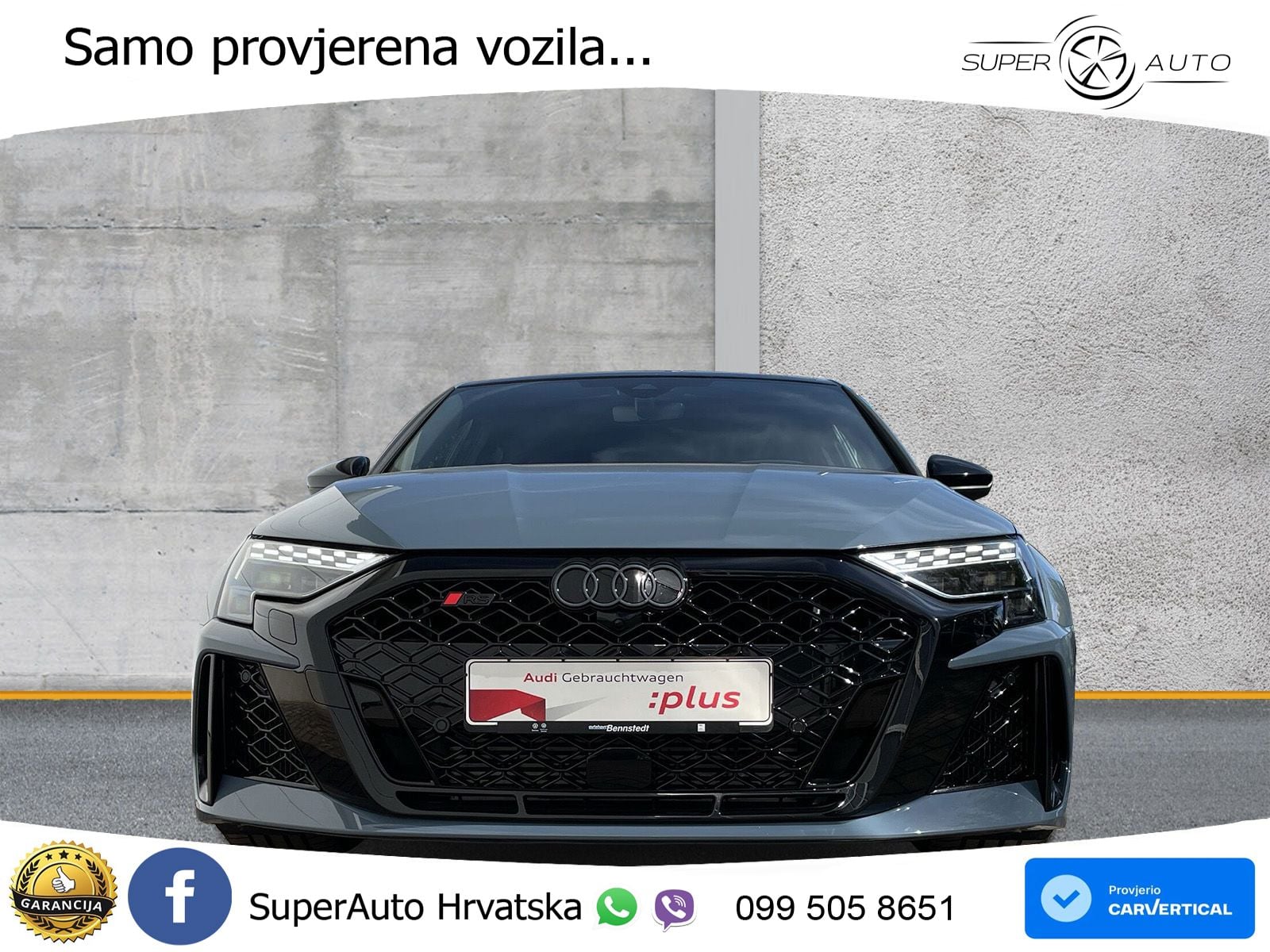 Audi RS3 Sedan 2.5 TFSI (400 KS) quattro S tronic LED+GR SJED+ACC