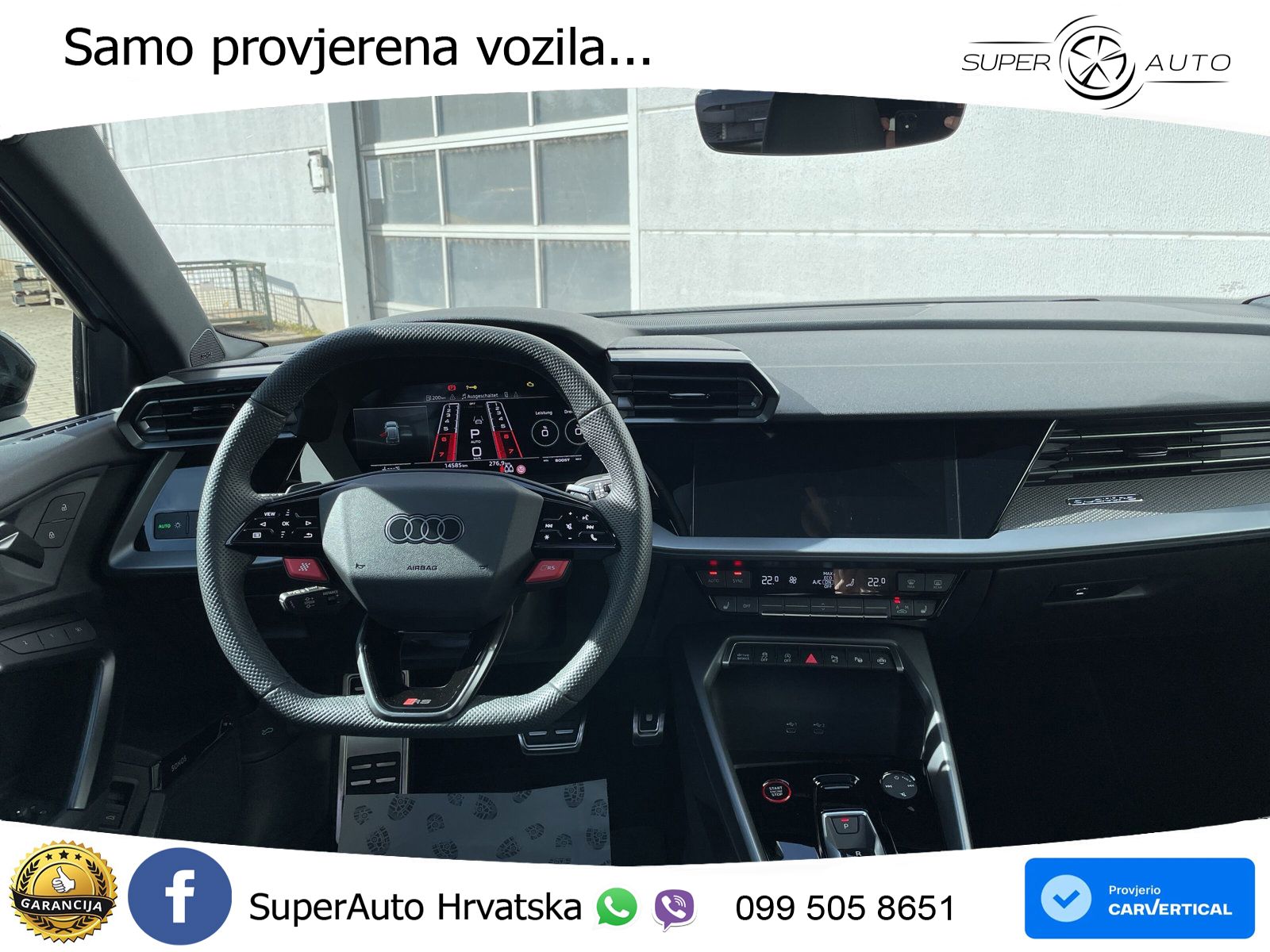 Audi RS3 Sedan 2.5 TFSI (400 KS) quattro S tronic LED+GR SJED+ACC