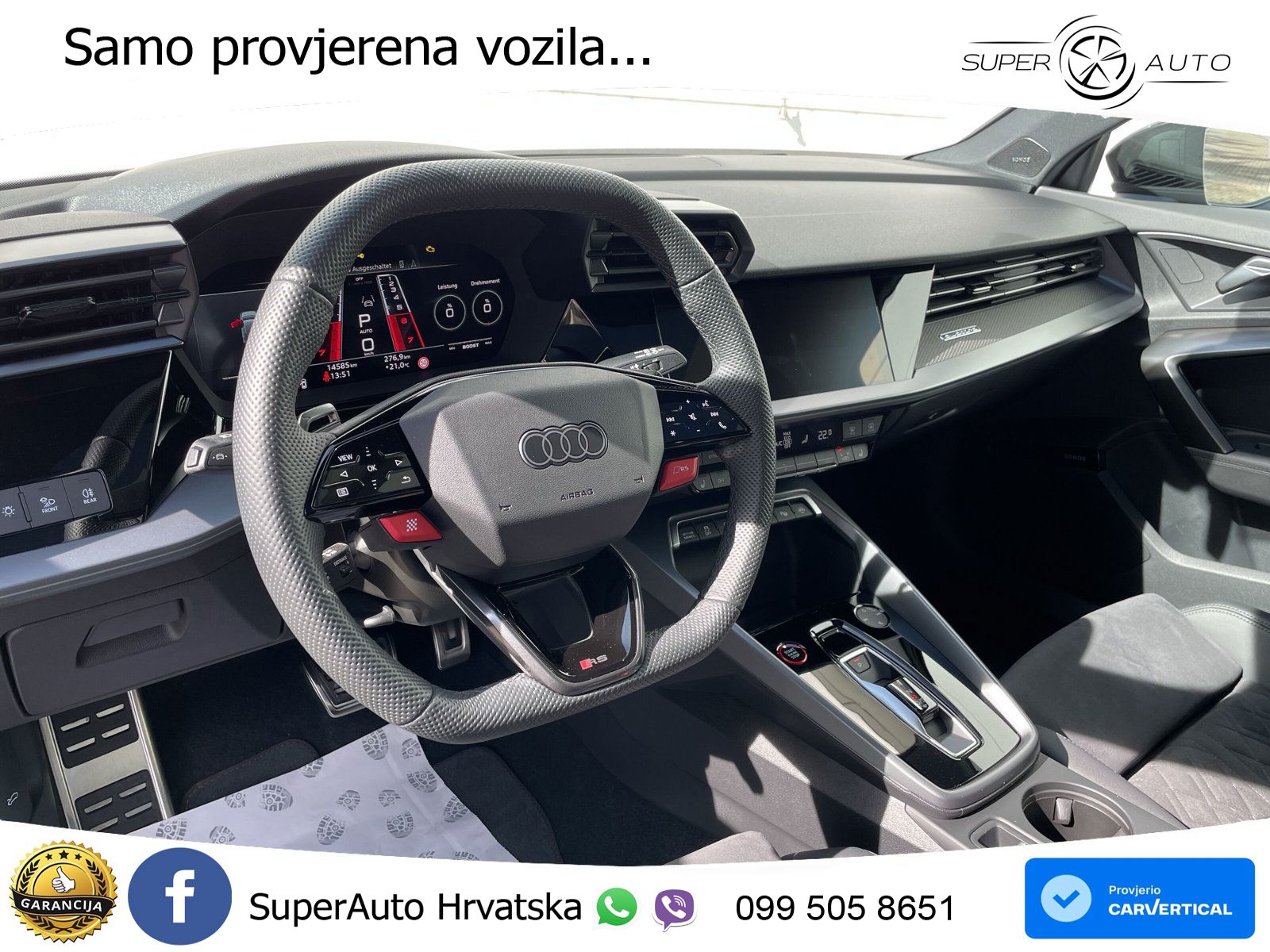 Audi RS3 Sedan 2.5 TFSI (400 KS) quattro S tronic LED+GR SJED+ACC