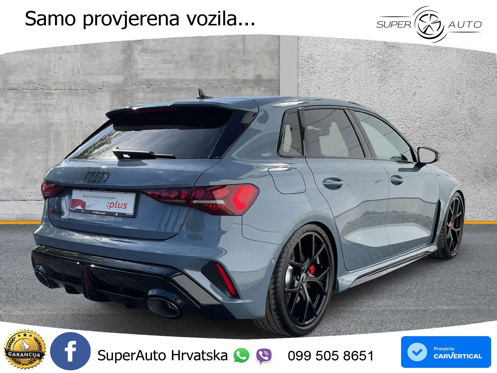 Audi RS3 Sedan 2.5 TFSI (400 KS) quattro S tronic LED+GR SJED+ACC