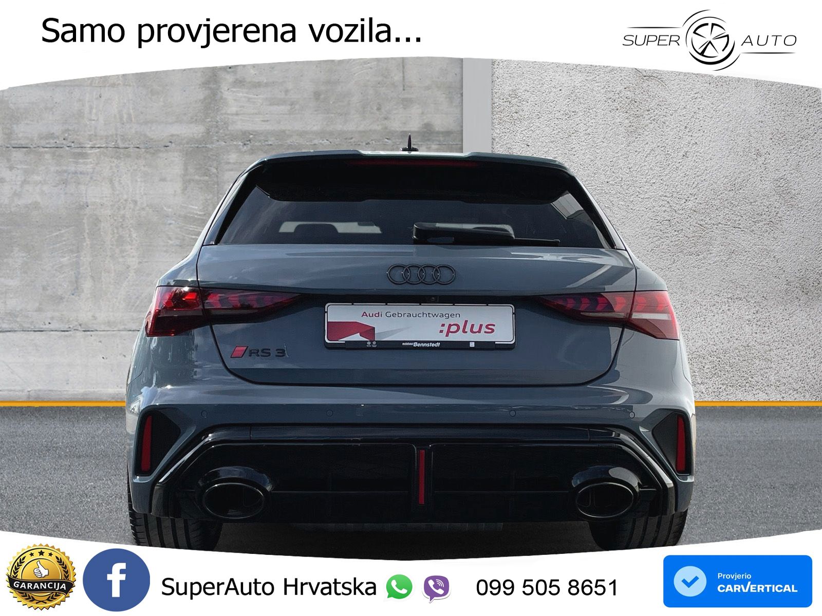 Audi RS3 Sedan 2.5 TFSI (400 KS) quattro S tronic LED+GR SJED+ACC