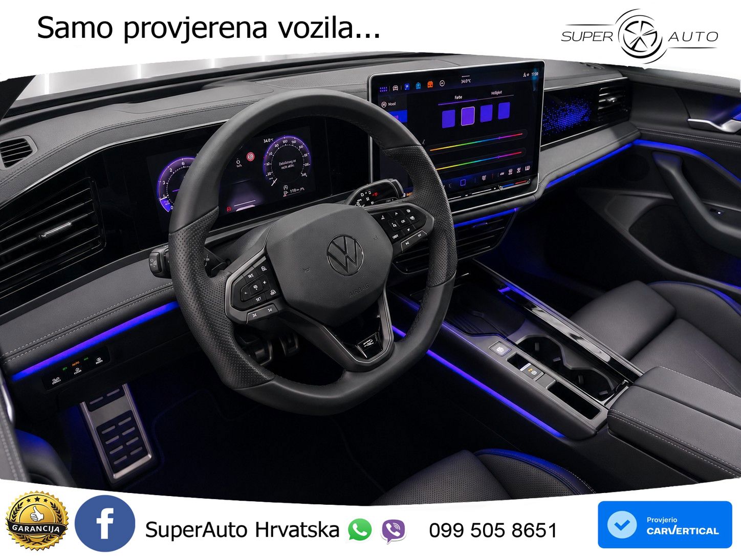 Volkswagen Passat Variant 2.0 TSI (265 KS) 4MOTION DSG R-Line LED+GR SJED+ACC