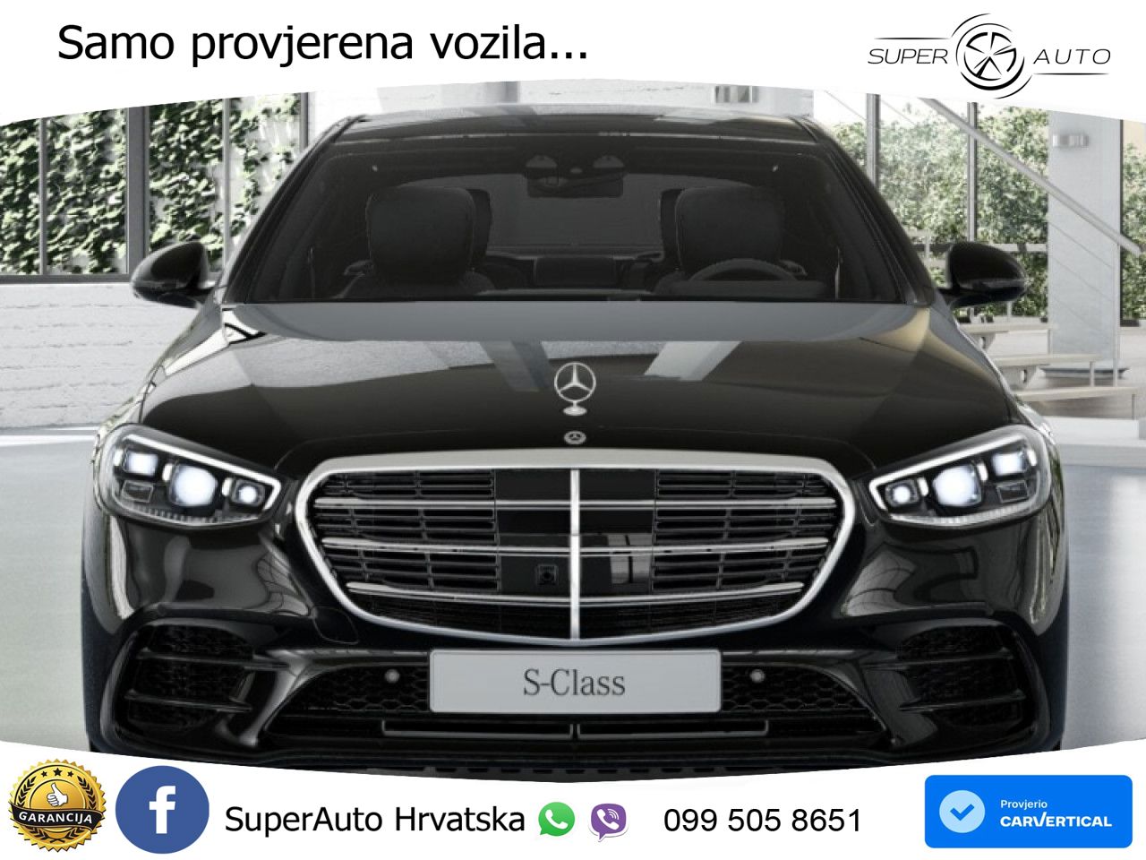 Mercedes S 450d (367 KS) EQ Boost 4MATIC 9G-TRONIC AMG LED+GR SJED+ACC