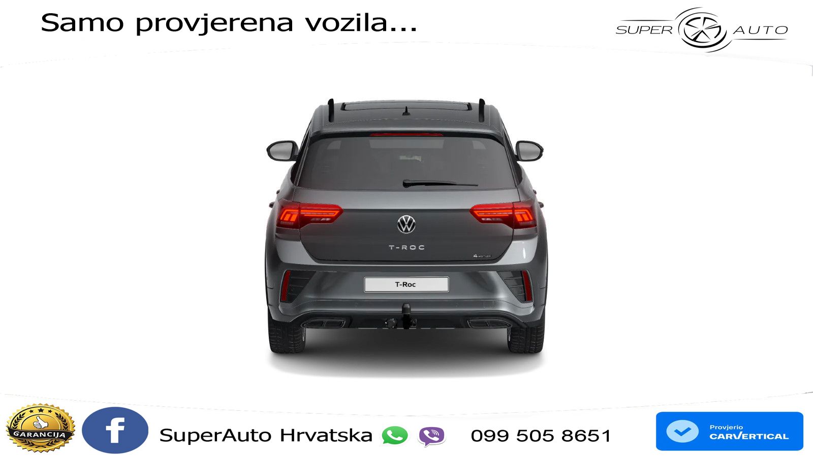 Volkswagen T-Roc I 2.0 TSI (190 KS) 4M DSG LED+GR SJED+ACC