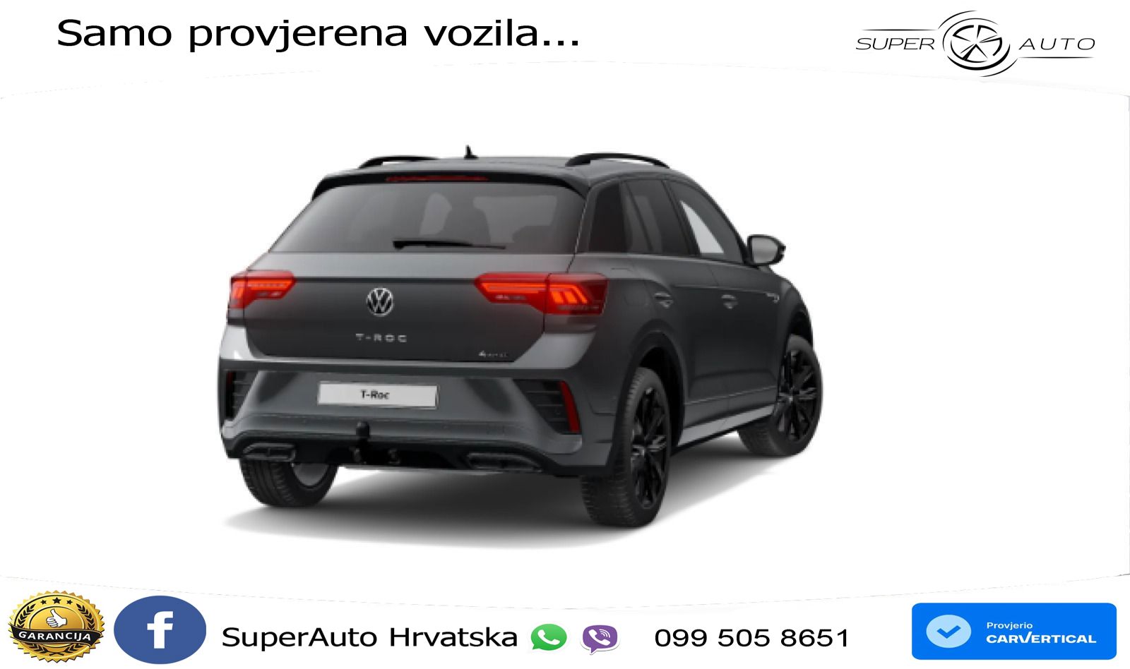 Volkswagen T-Roc I 2.0 TSI (190 KS) 4M DSG LED+GR SJED+ACC
