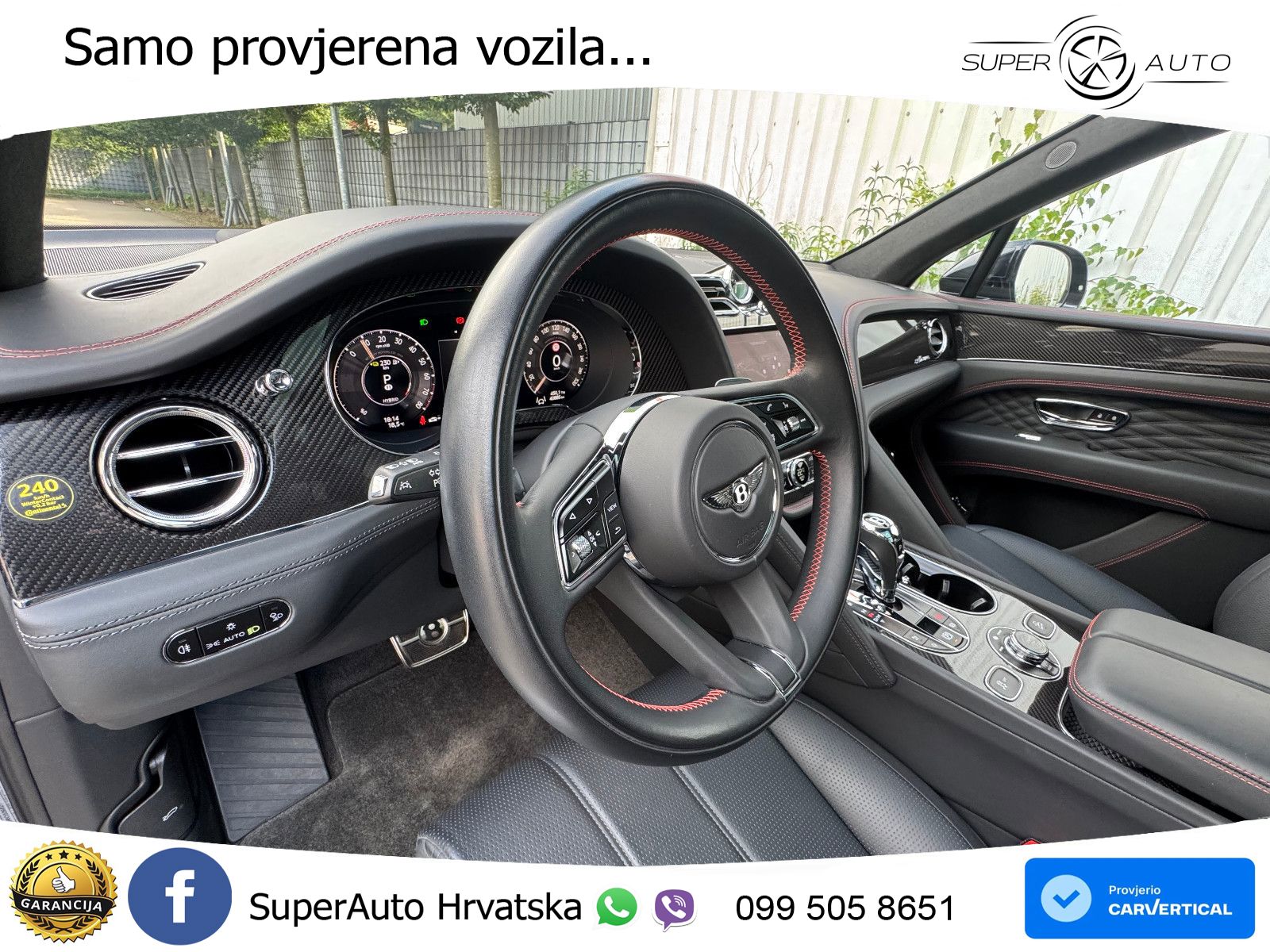 Bentley Bentayga 3.0 V6 TFSi (462 KS) AWD Automatic LED+GR SJED+ACC