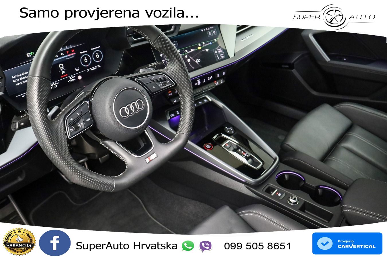 Audi S3 2.0 TFSI (333 KS) quattro S tronic MATRIX+GR SJED+KAM