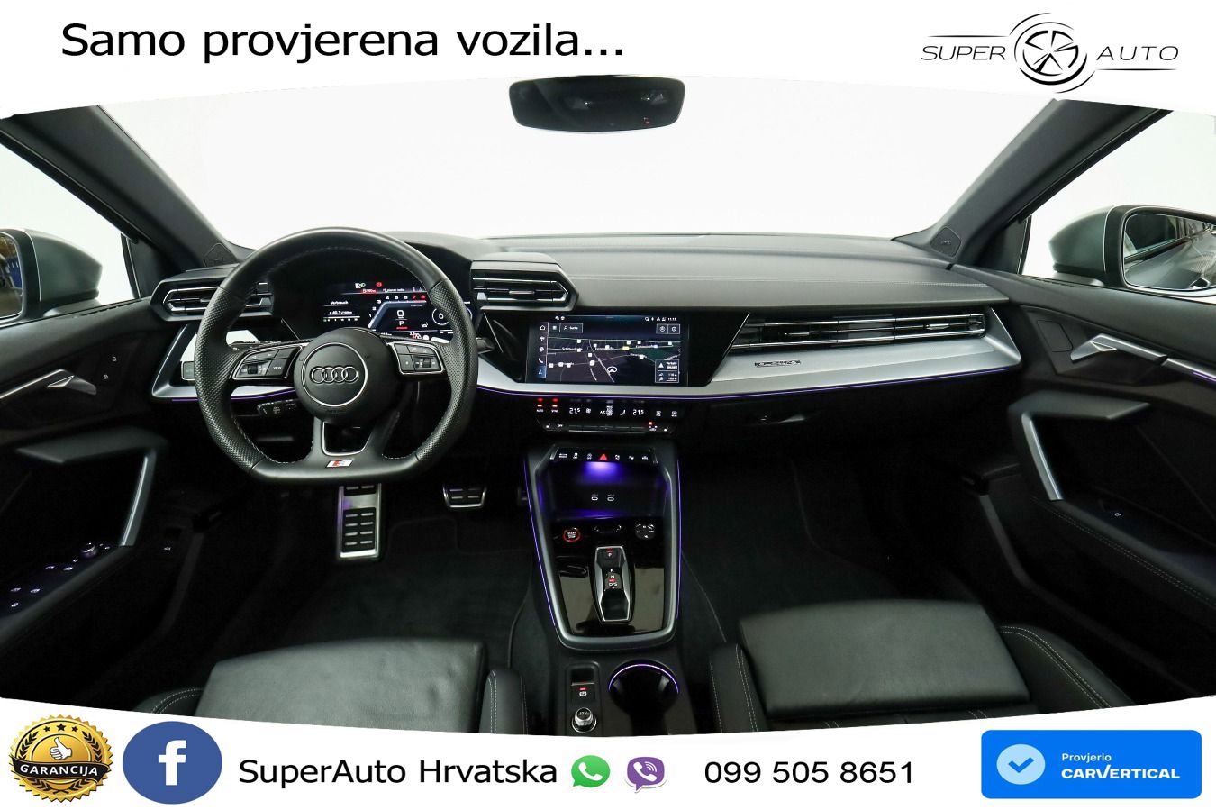 Audi S3 2.0 TFSI (333 KS) quattro S tronic MATRIX+GR SJED+KAM