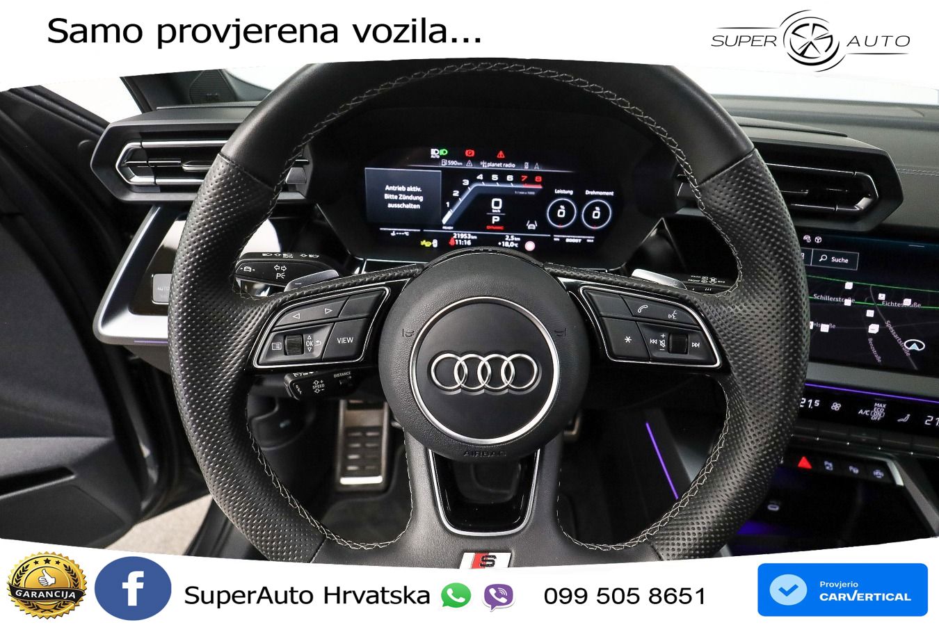 Audi S3 2.0 TFSI (333 KS) quattro S tronic MATRIX+GR SJED+KAM