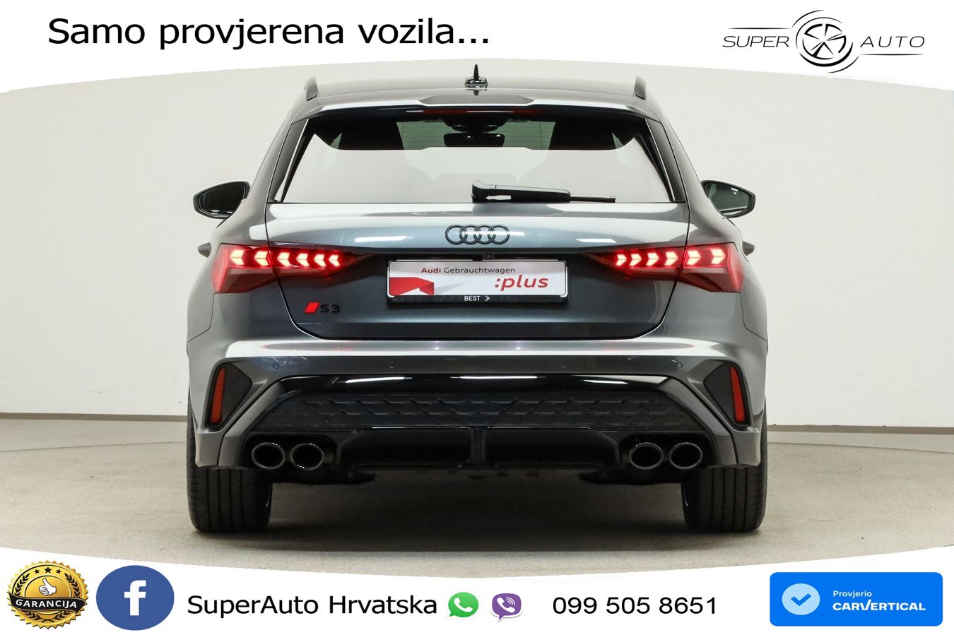 Audi S3 2.0 TFSI (333 KS) quattro S tronic MATRIX+GR SJED+KAM