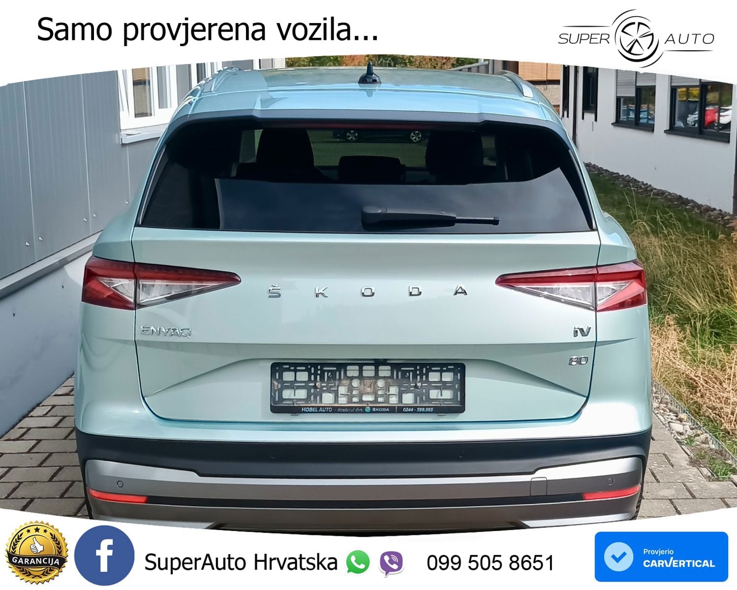 Škoda Enyaq iV 80 82 kWh (204 KS) LED+GR SJED+ACC