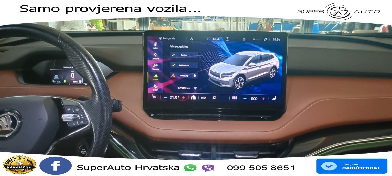 Škoda Enyaq iV 80 82 kWh (204 KS) LED+GR SJED+ACC