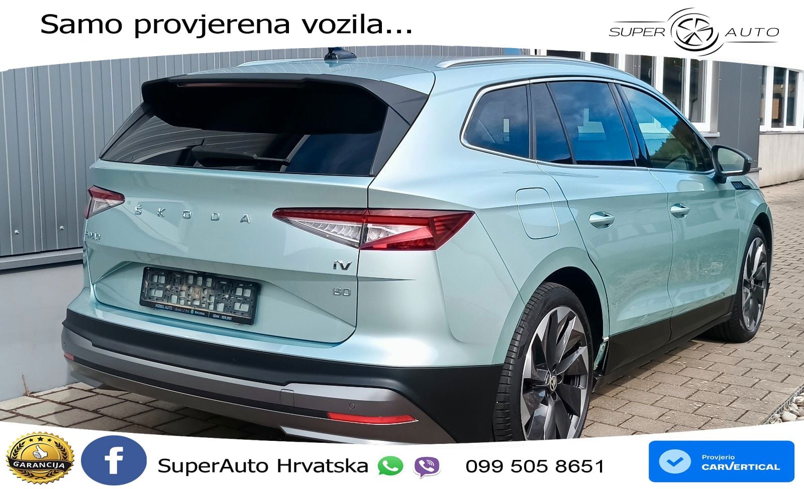 Škoda Enyaq iV 80 82 kWh (204 KS) LED+GR SJED+ACC