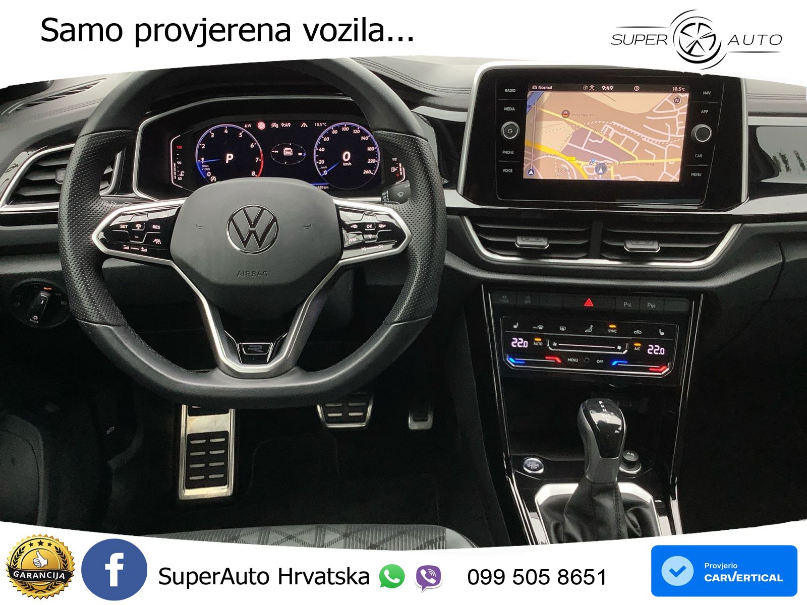 Volkswagen T-Roc 1.5 TSI (150 KS) DSG R-Line LED+GR SJED+ACC