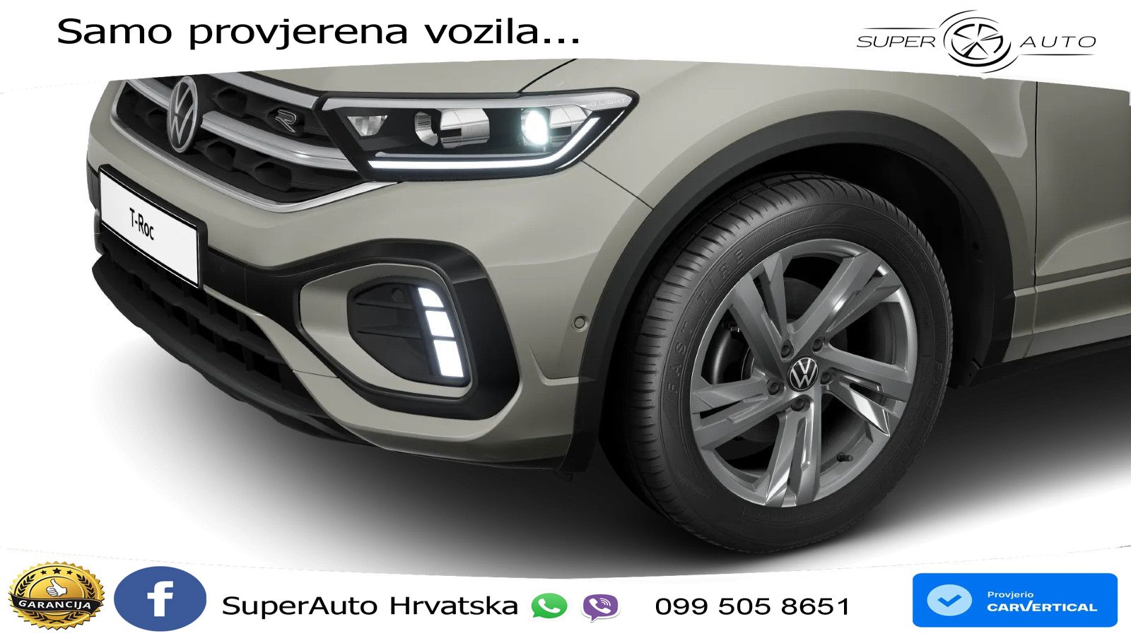 Volkswagen T-Roc 1.5 TSI (150 KS) DSG R-Line LED+GR SJED+ACC