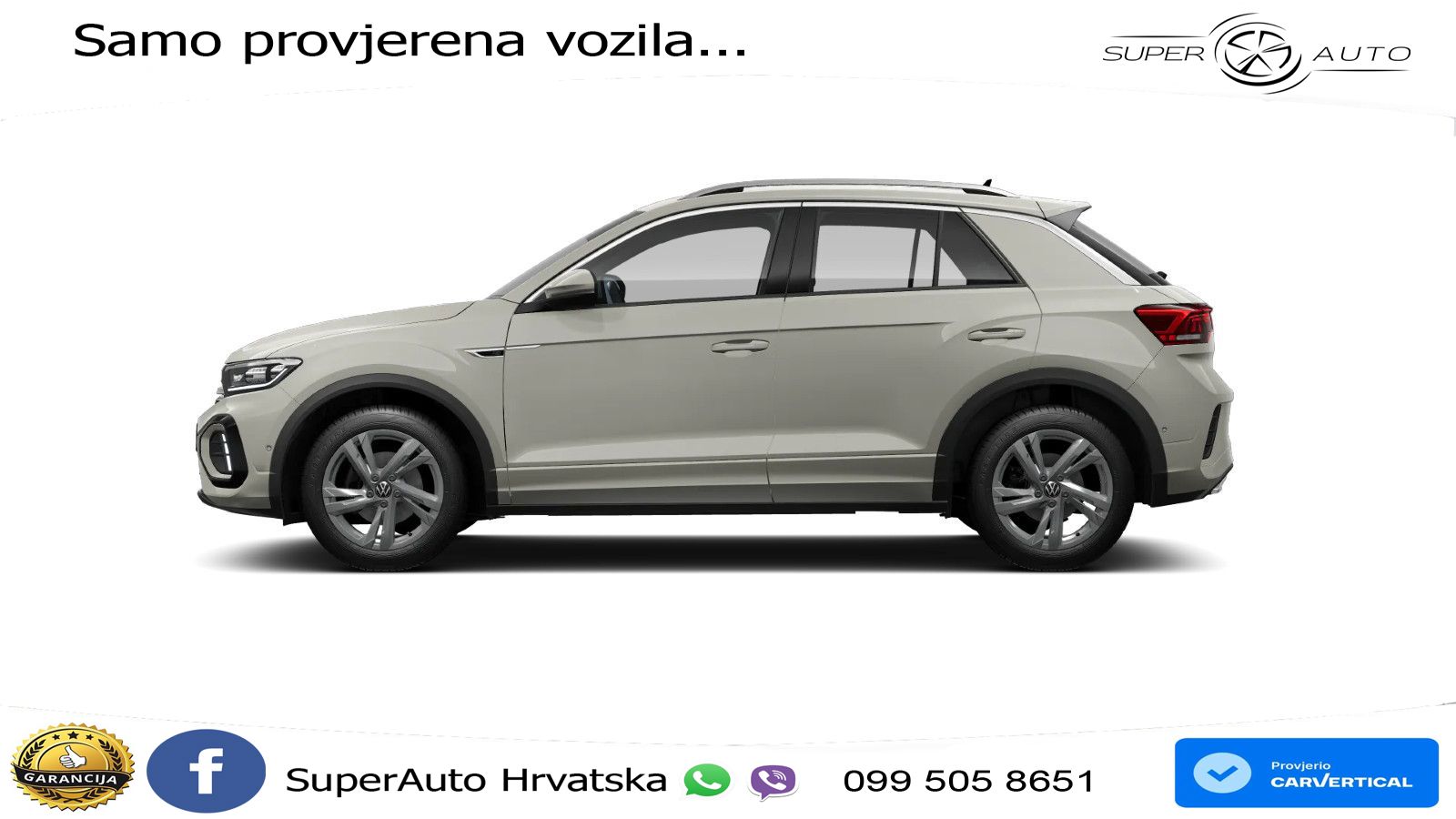Volkswagen T-Roc 1.5 TSI (150 KS) DSG R-Line LED+GR SJED+ACC