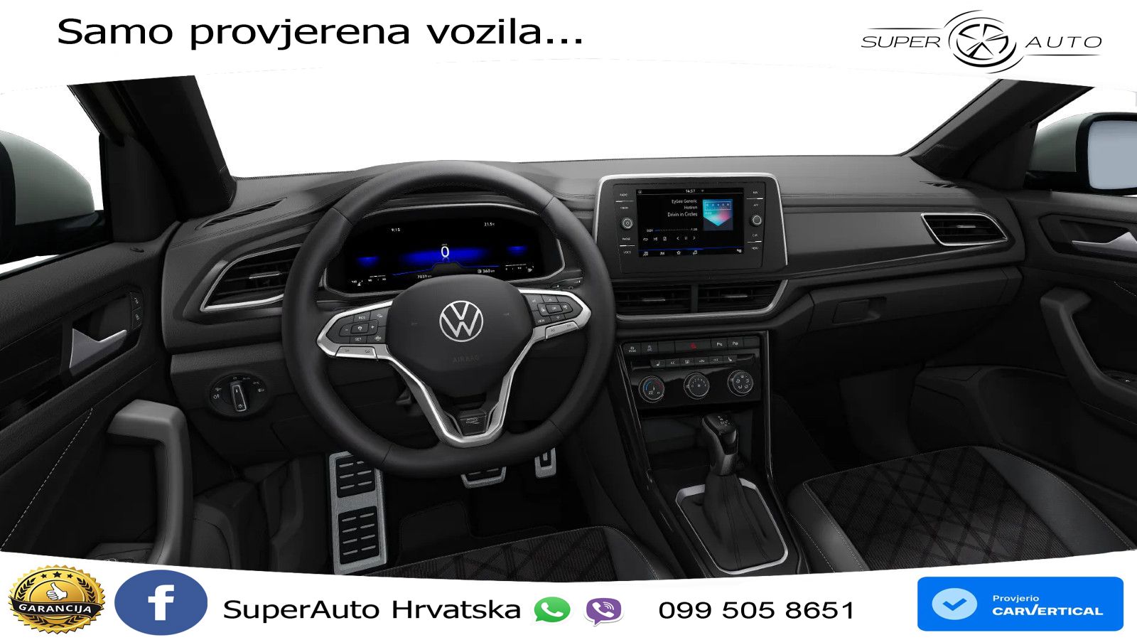 Volkswagen T-Roc 1.5 TSI (150 KS) DSG R-Line LED+GR SJED+ACC