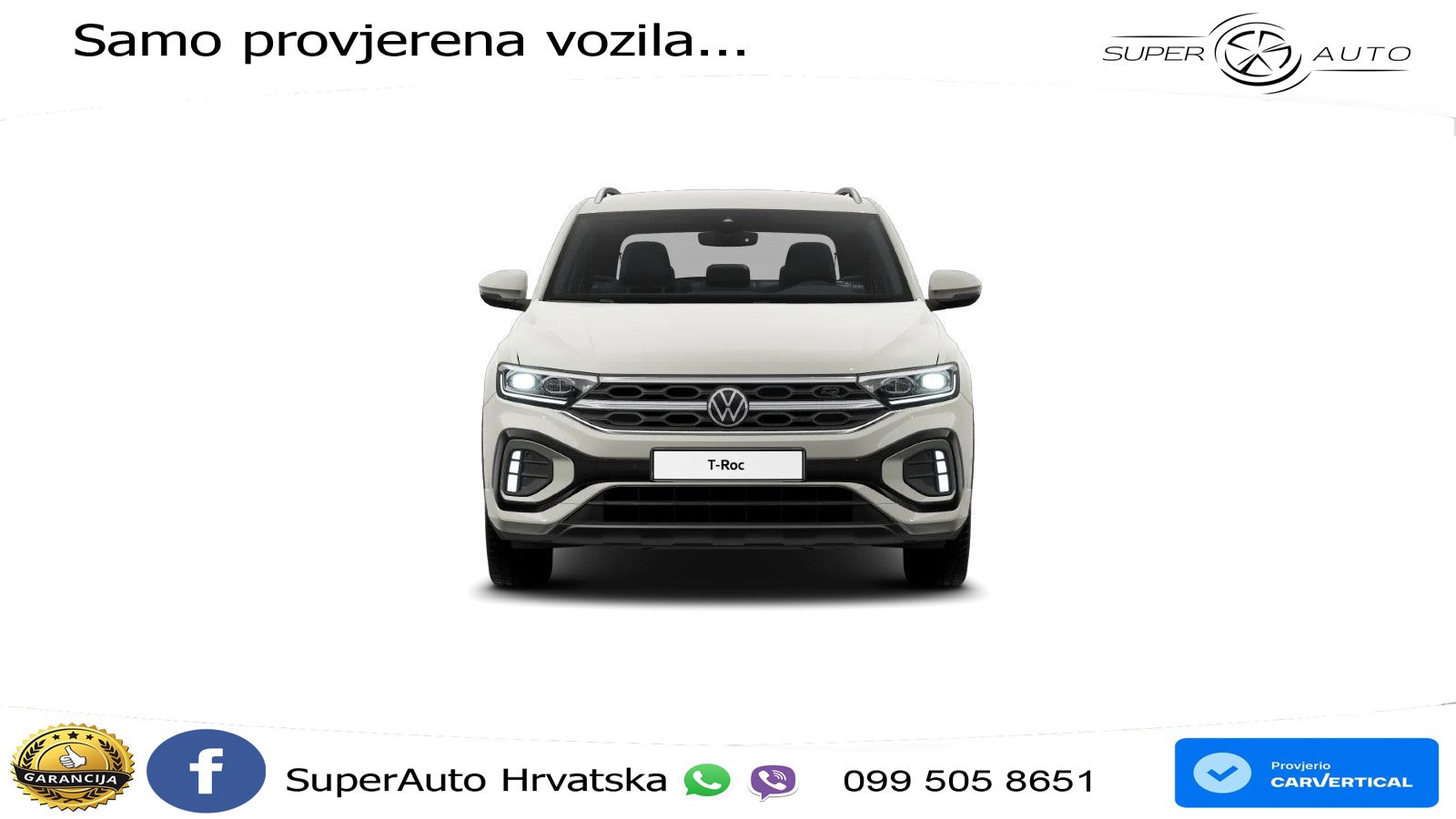 Volkswagen T-Roc 1.5 TSI (150 KS) DSG R-Line LED+GR SJED+ACC