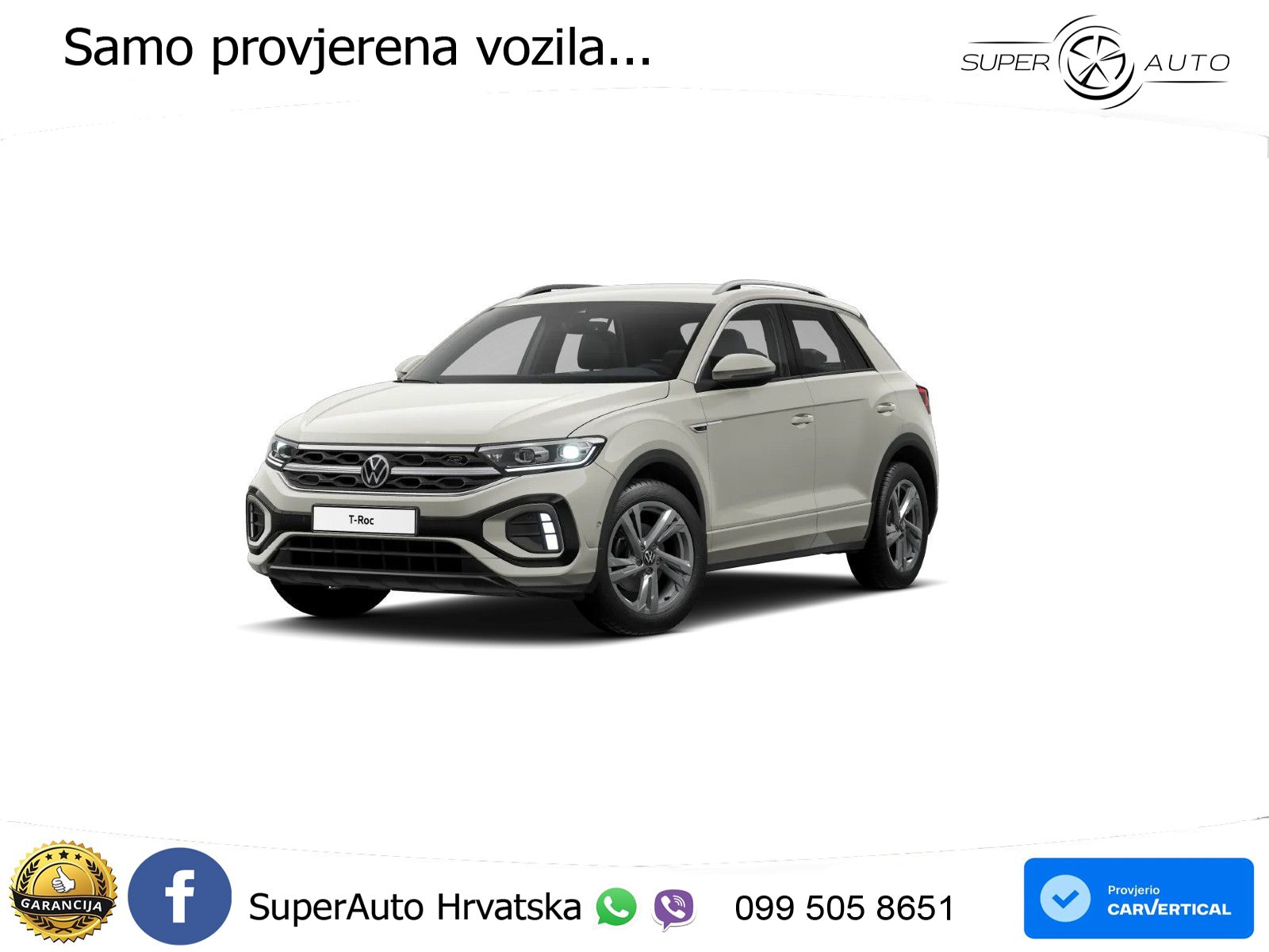 Volkswagen T-Roc 1.5 TSI (150 KS) DSG R-Line LED+GR SJED+ACC