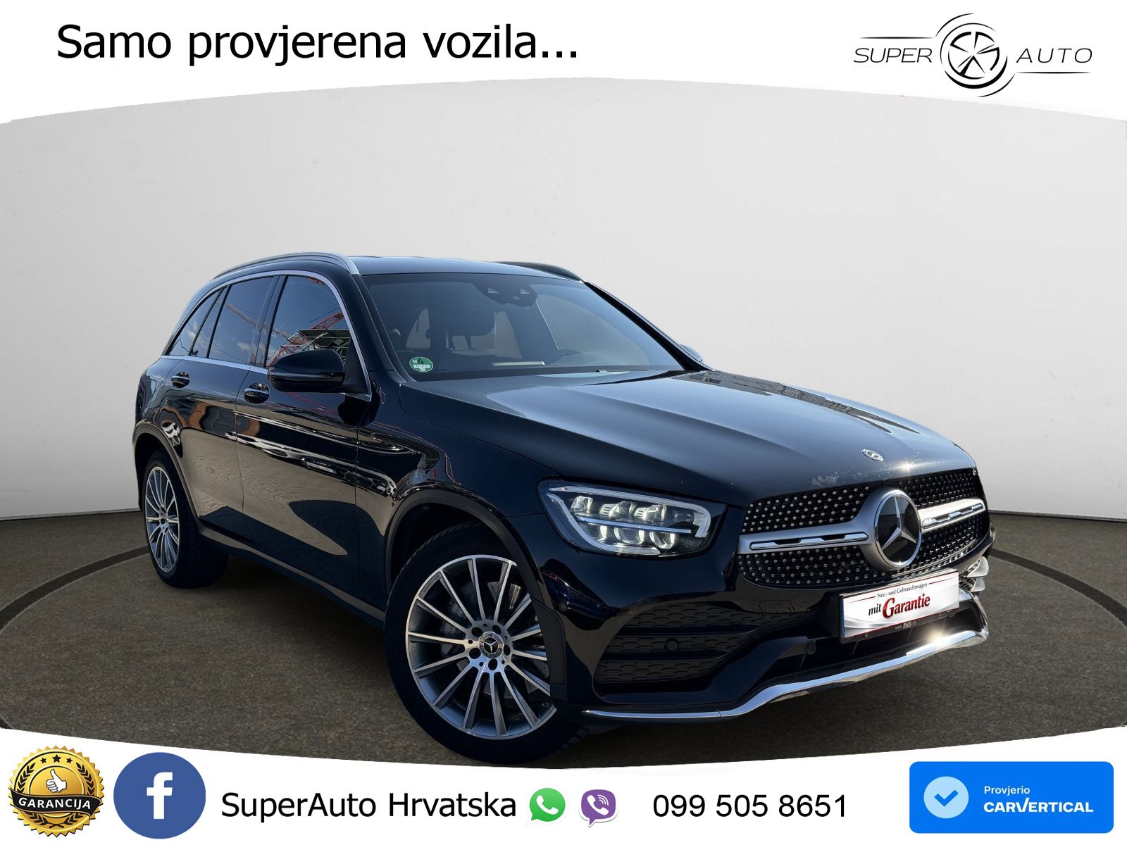 Mercedes GLC 300d (245 KS) 4MATIC G-TRONIC AMG LED+GR SJED+ACC