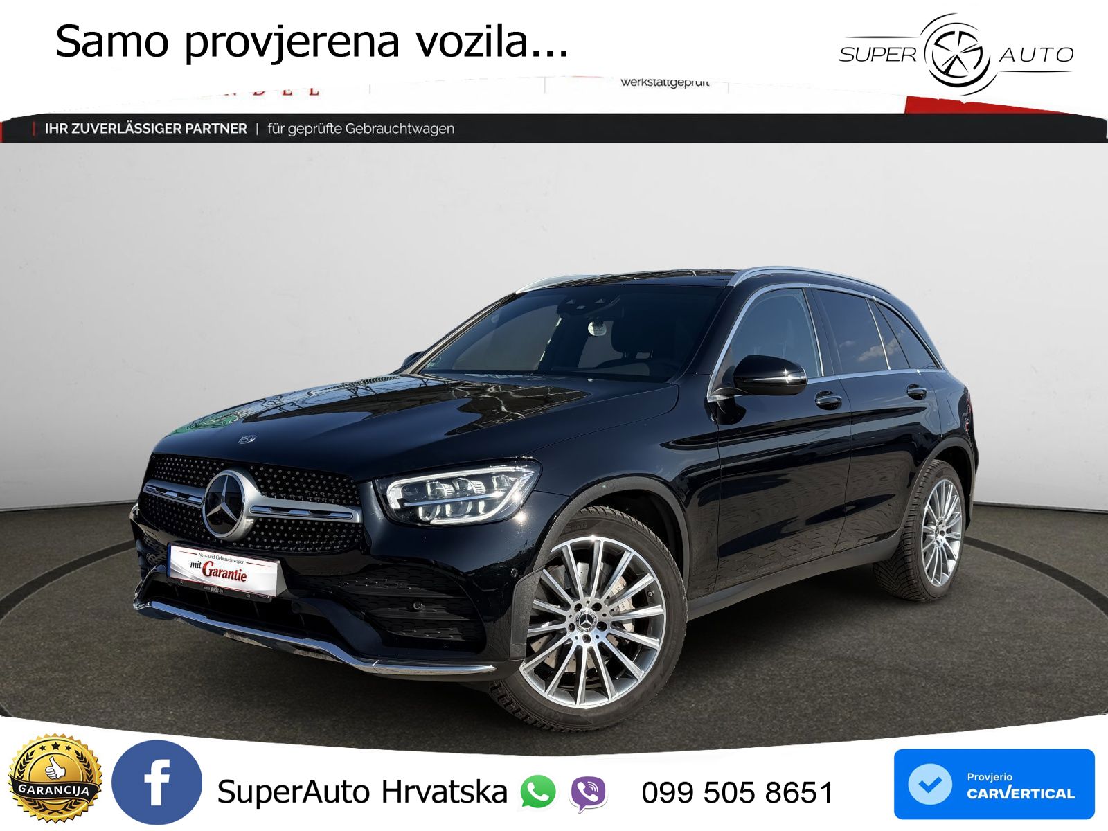 Mercedes GLC 300d (245 KS) 4MATIC G-TRONIC AMG LED+GR SJED+ACC