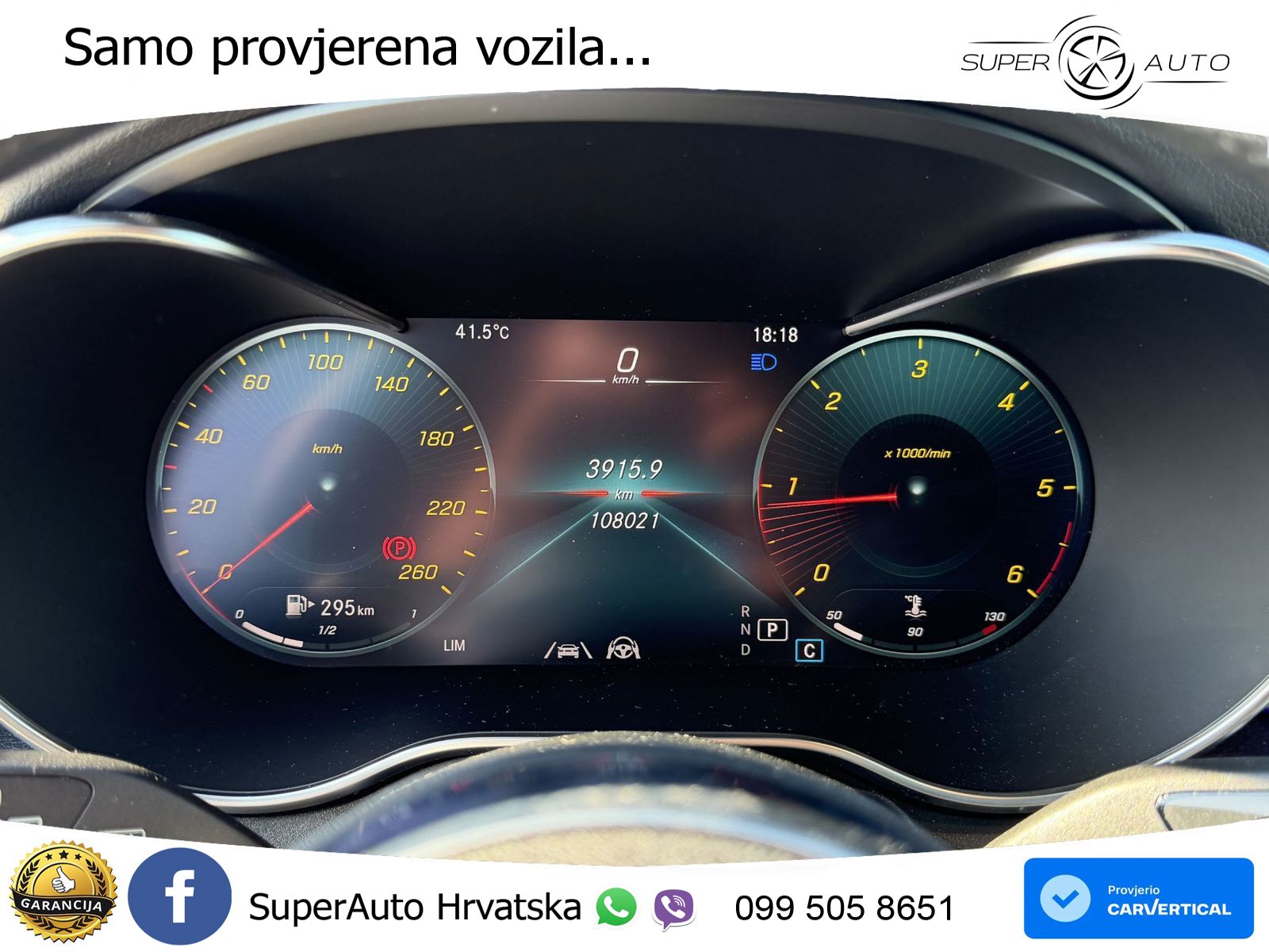 Mercedes GLC 300d (245 KS) 4MATIC G-TRONIC AMG LED+GR SJED+ACC