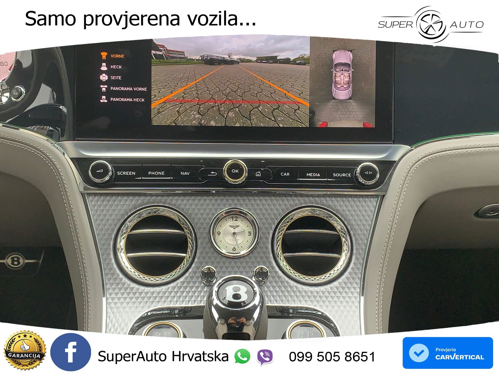 Bentley Continental GTC III 4.0 V8 (550 KS) AWD DCT ZRAČNI+ACC+GR SJED+360
