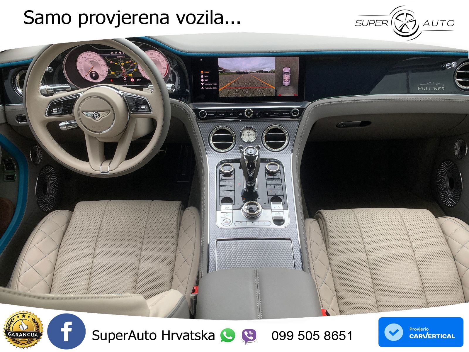 Bentley Continental GTC III 4.0 V8 (550 KS) AWD DCT ZRAČNI+ACC+GR SJED+360
