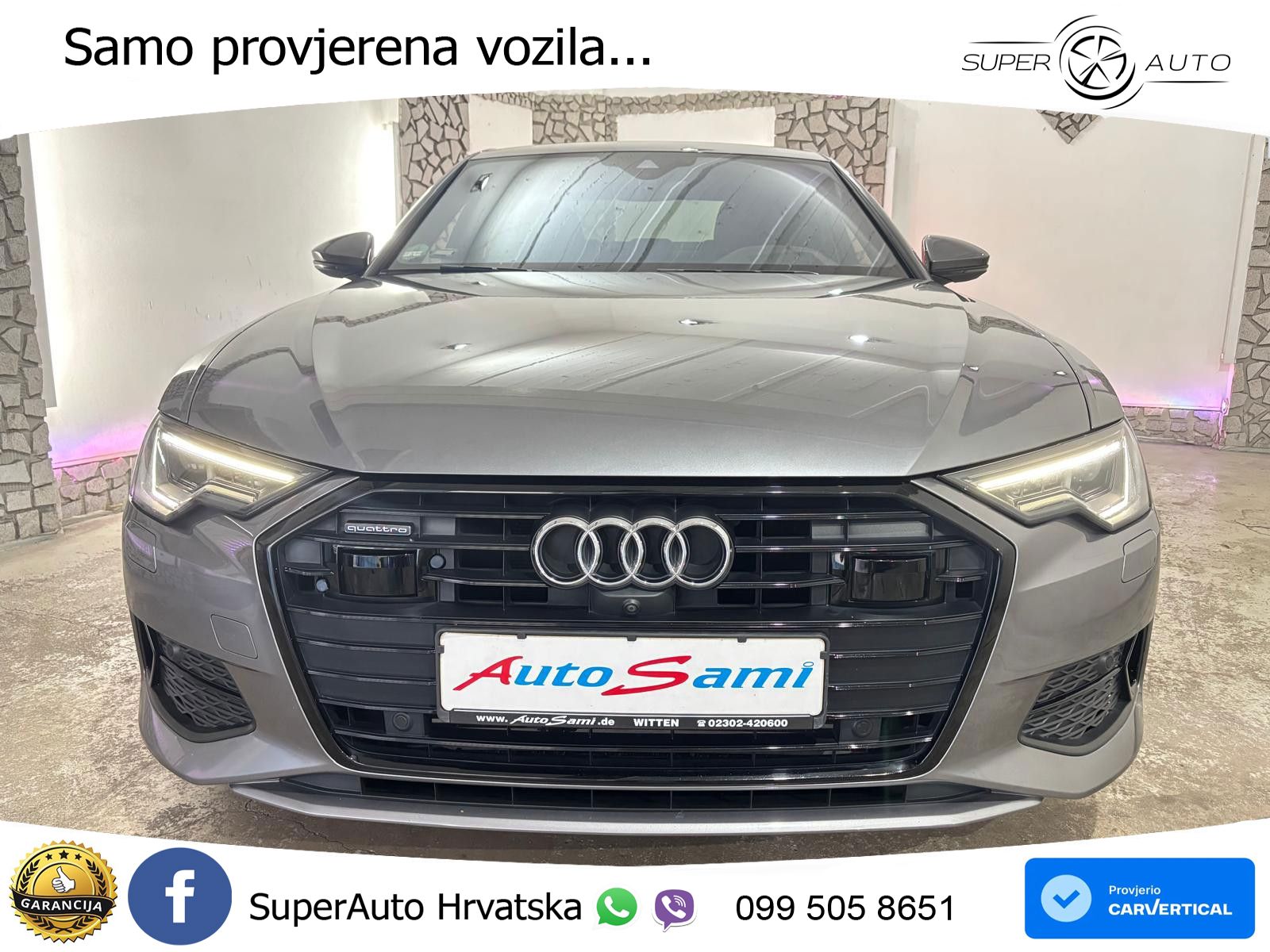 Audi A6 50 TDI V6 (286 KS) quattro tiptronic S line LED+GR SJED+ACC