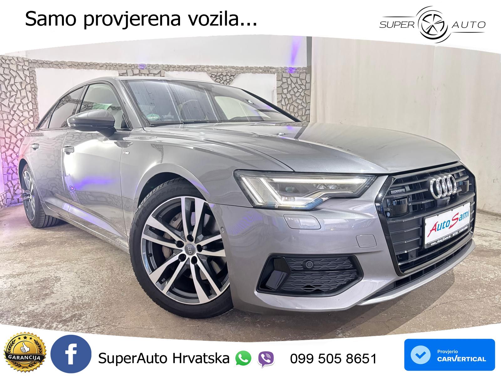 Audi A6 50 TDI V6 (286 KS) quattro tiptronic S line LED+GR SJED+ACC