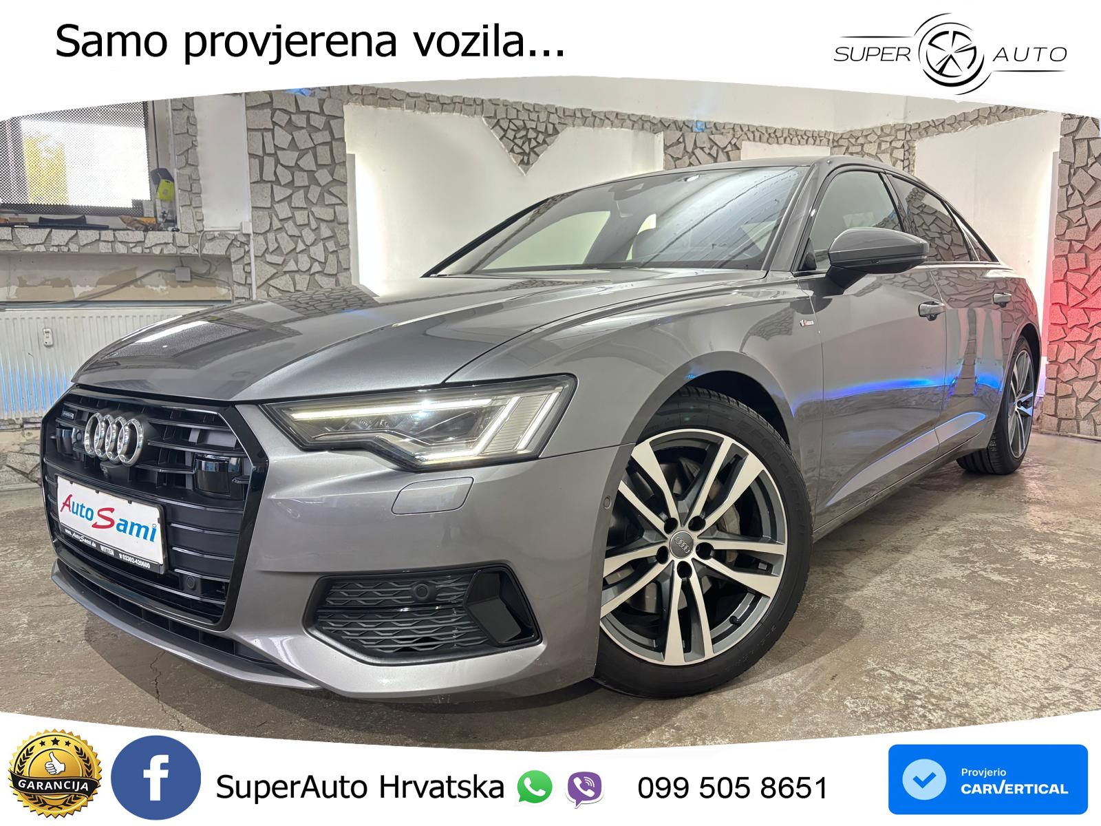 Audi A6 50 TDI V6 (286 KS) quattro tiptronic S line LED+GR SJED+ACC