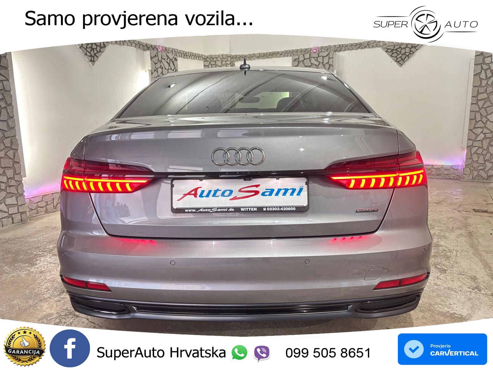 Audi A6 50 TDI V6 (286 KS) quattro tiptronic S line LED+GR SJED+ACC