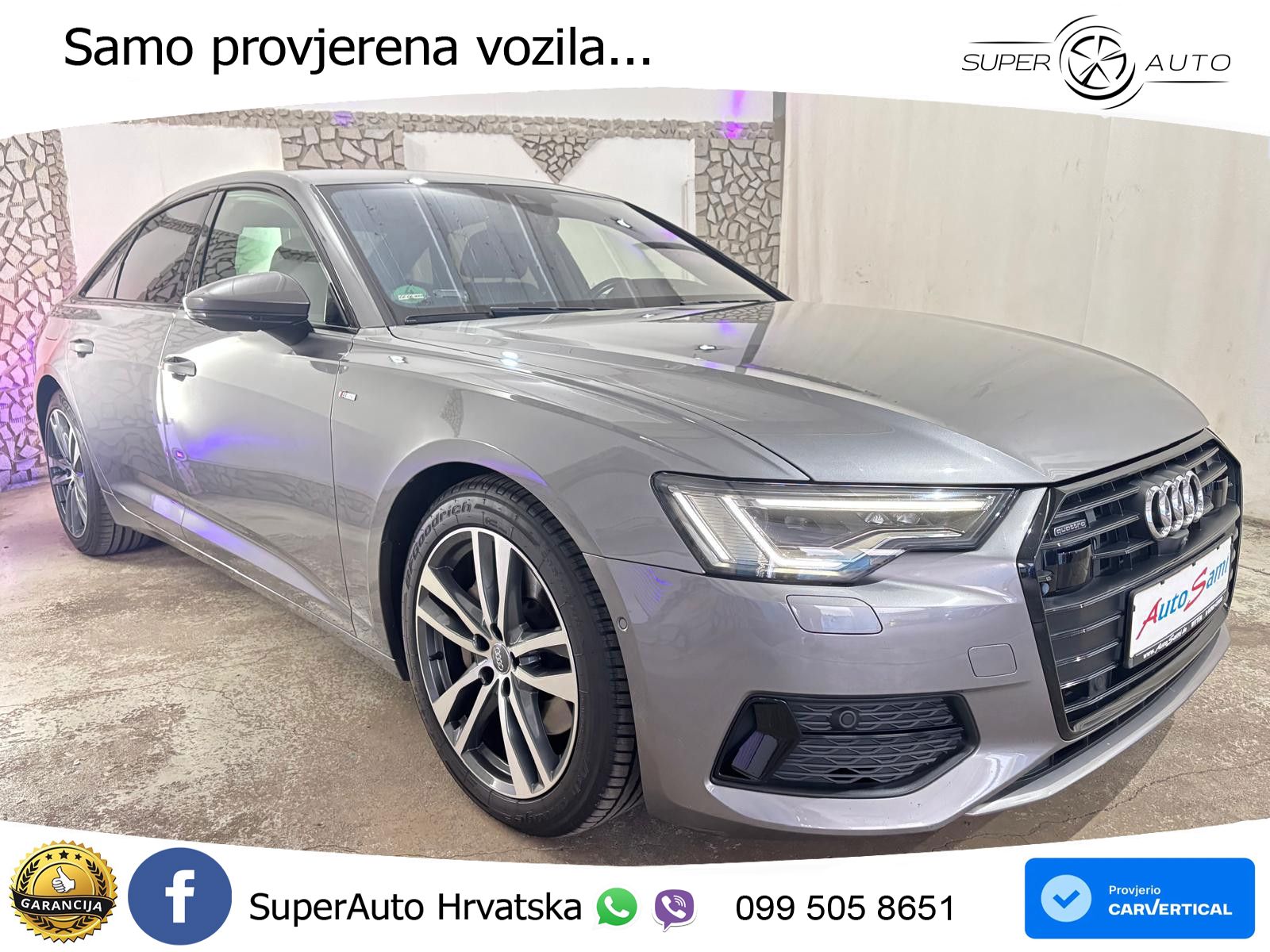 Audi A6 50 TDI V6 (286 KS) quattro tiptronic S line LED+GR SJED+ACC