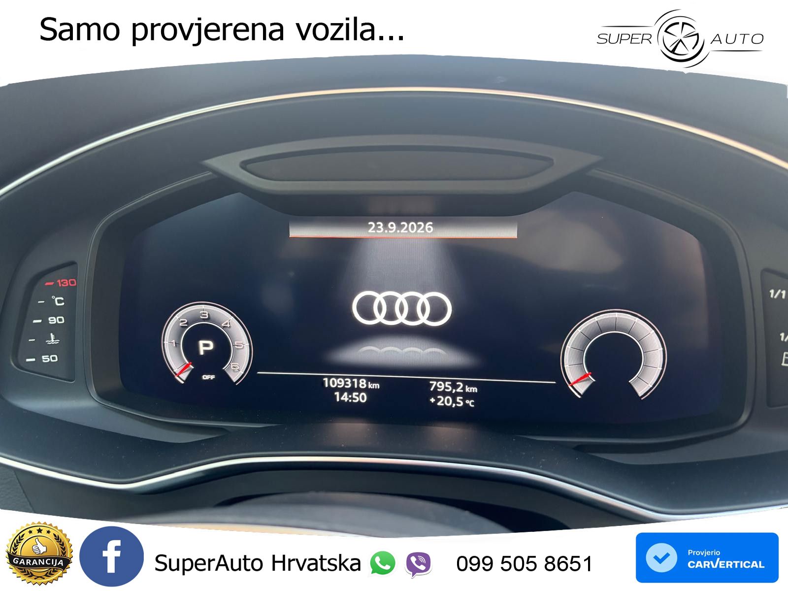 Audi A6 50 TDI V6 (286 KS) quattro tiptronic S line LED+GR SJED+ACC