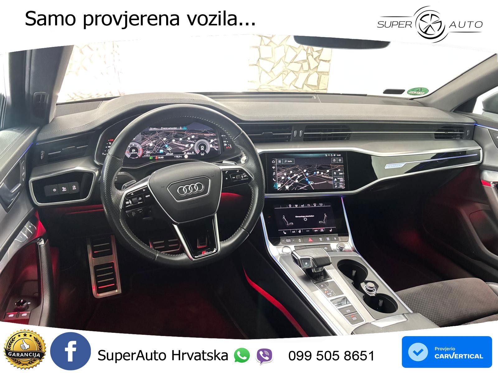 Audi A6 50 TDI V6 (286 KS) quattro tiptronic S line LED+GR SJED+ACC