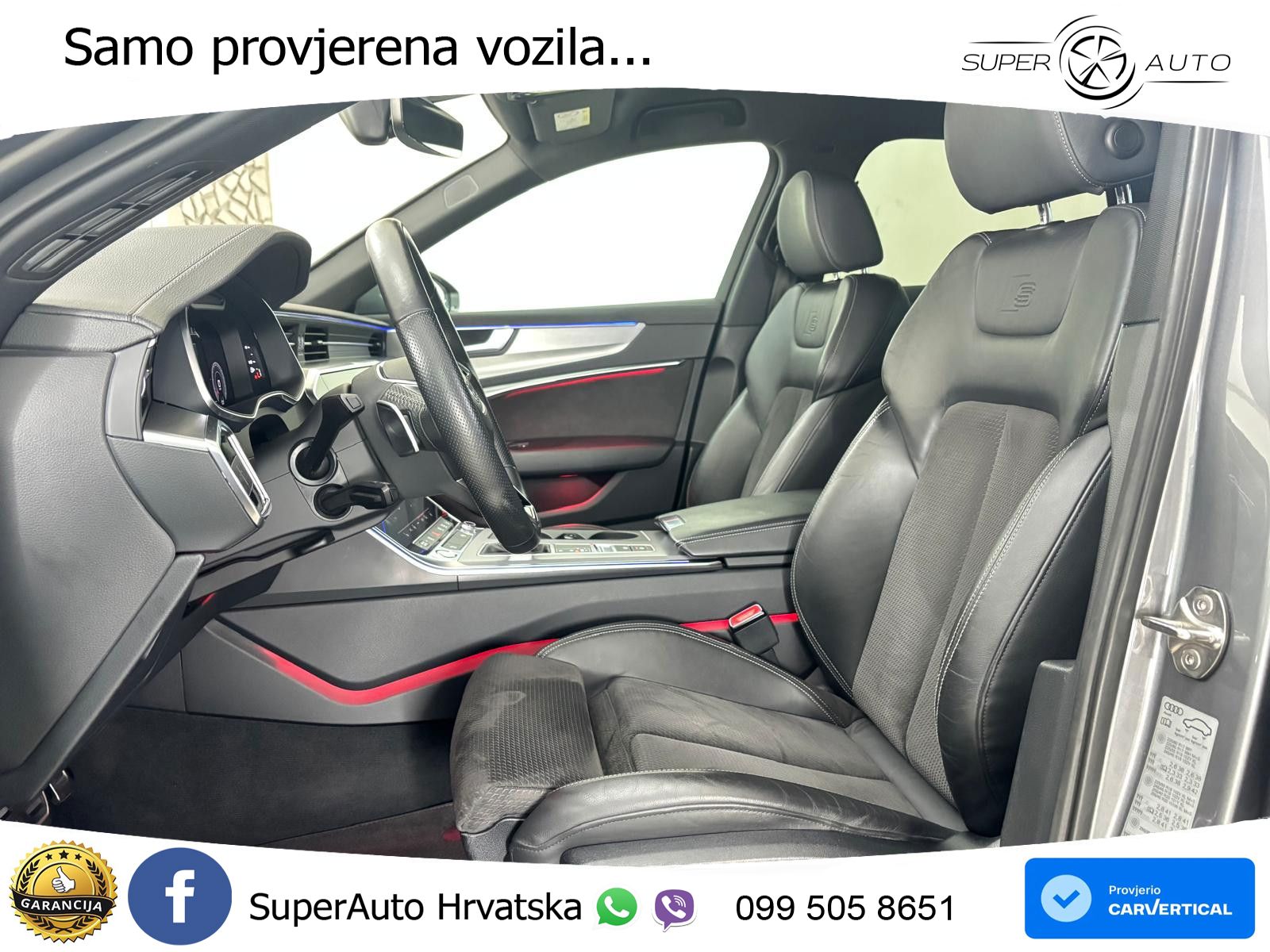 Audi A6 50 TDI V6 (286 KS) quattro tiptronic S line LED+GR SJED+ACC