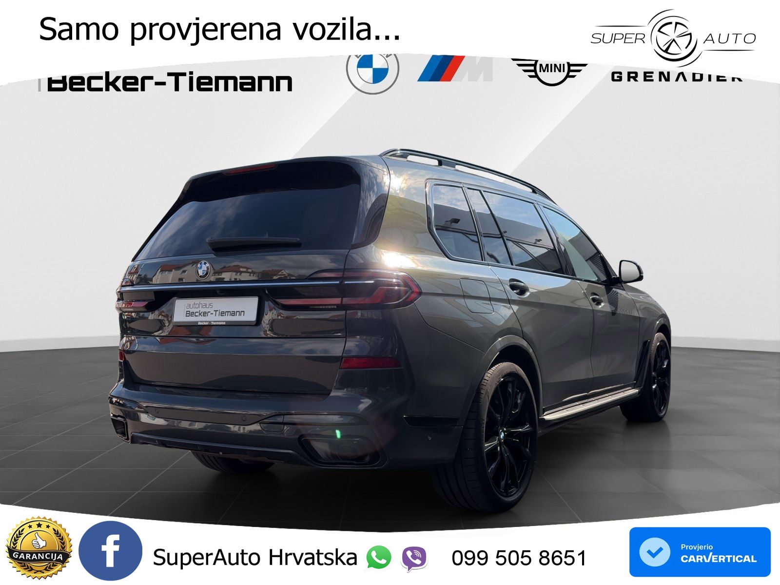BMW X7 40d (352 KS) xDrive Steptronic M Sport LED+GR SJED+ACC