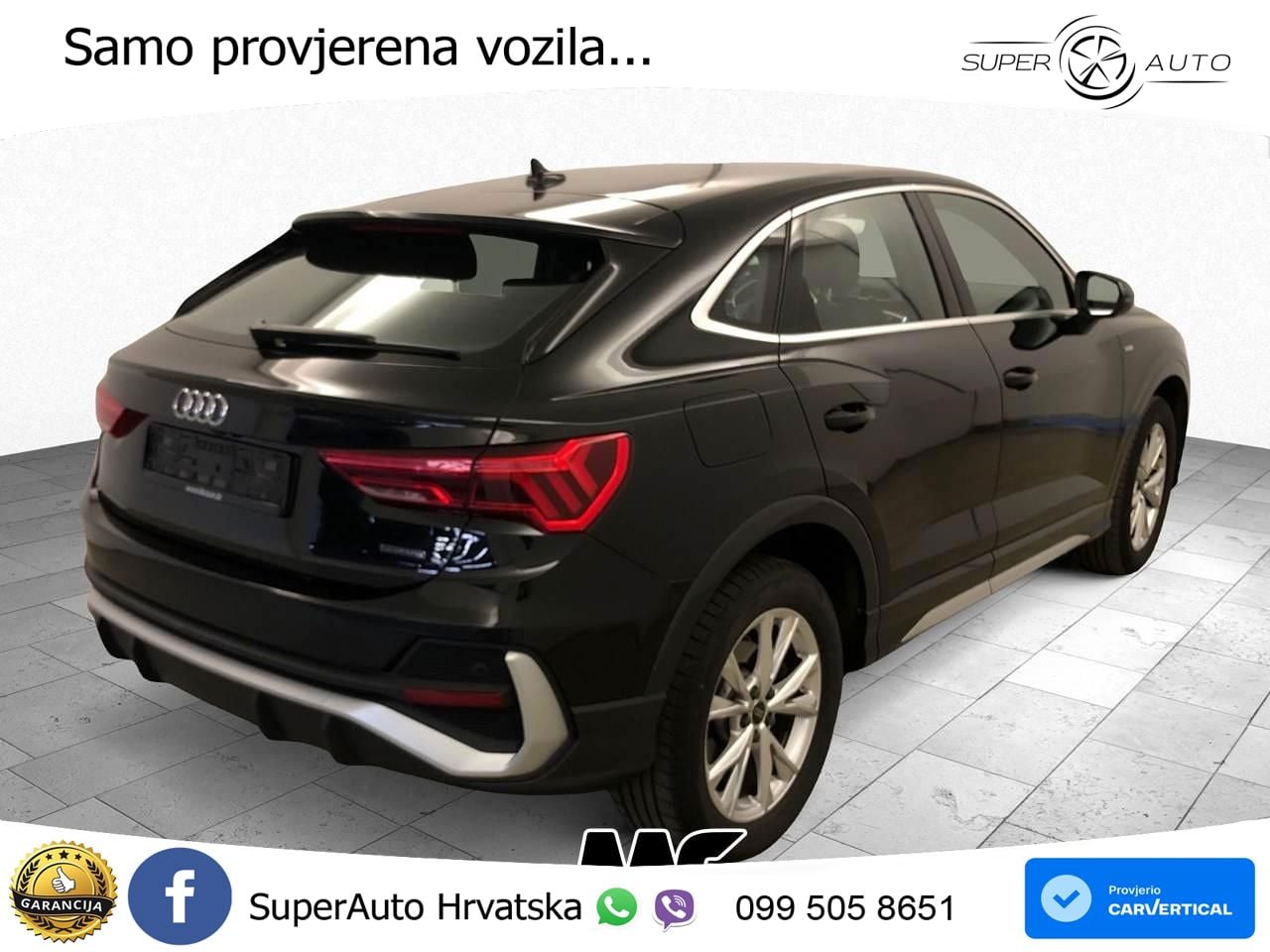 Audi Q3 Sportback 40 TDI (200 KS) quattro S tronic S line MATRIX+GR SJED+KAM
