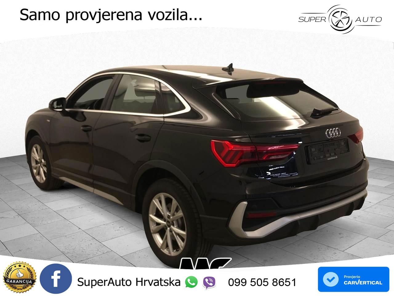 Audi Q3 Sportback 40 TDI (200 KS) quattro S tronic S line MATRIX+GR SJED+KAM